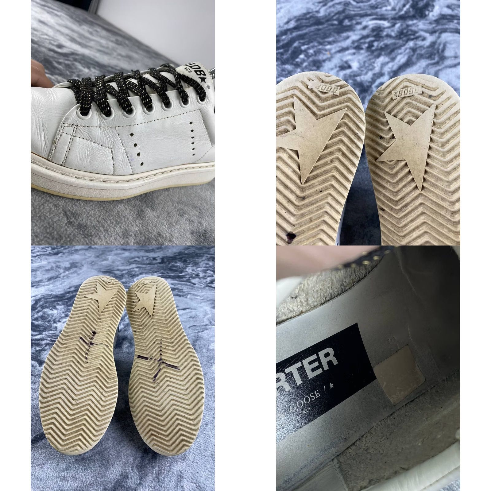 Golden Goose Golden Goose Starter Low Sneakers Women Size 37 White Size US 7 / IT 37 - 11 Thumbnail
