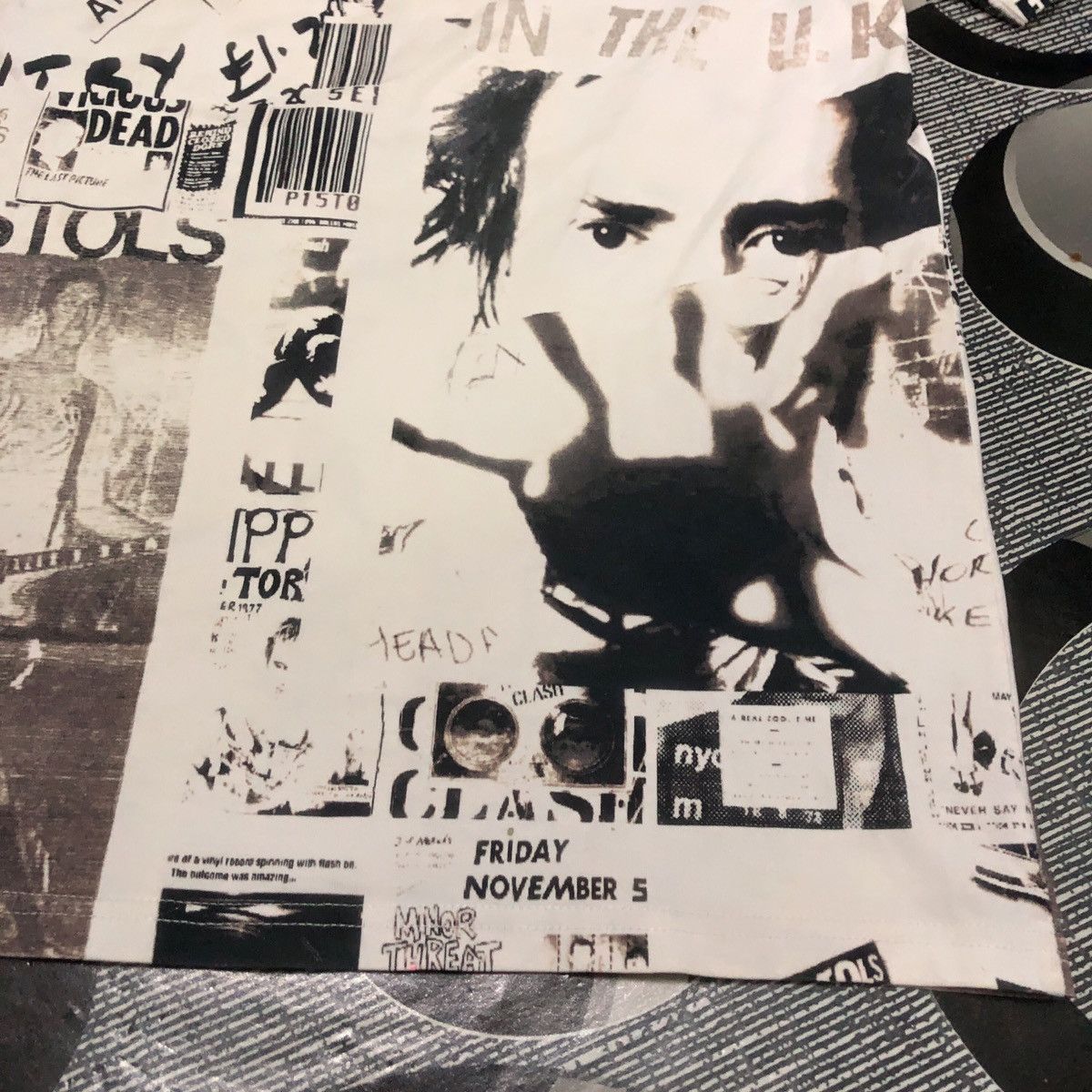 Band Tees × Japanese Brand × Seditionaries Sex Pistol Punk Collage Tshirt Black Flag The Clash Size US M / EU 48-50 / 2 - 6 Thumbnail