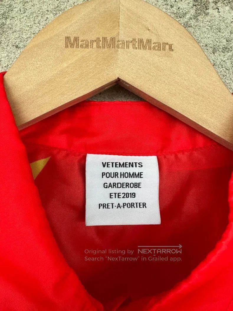 Vetements Vetements Red Shirt Size US M / EU 48-50 / 2 - 5 Thumbnail