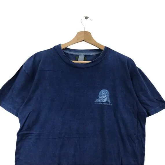Japanese Brand Vtg BARBER EVIL UTILITY Japan Streetwear Indigo Tee Shirt Size US M / EU 48-50 / 2 - 3 Thumbnail