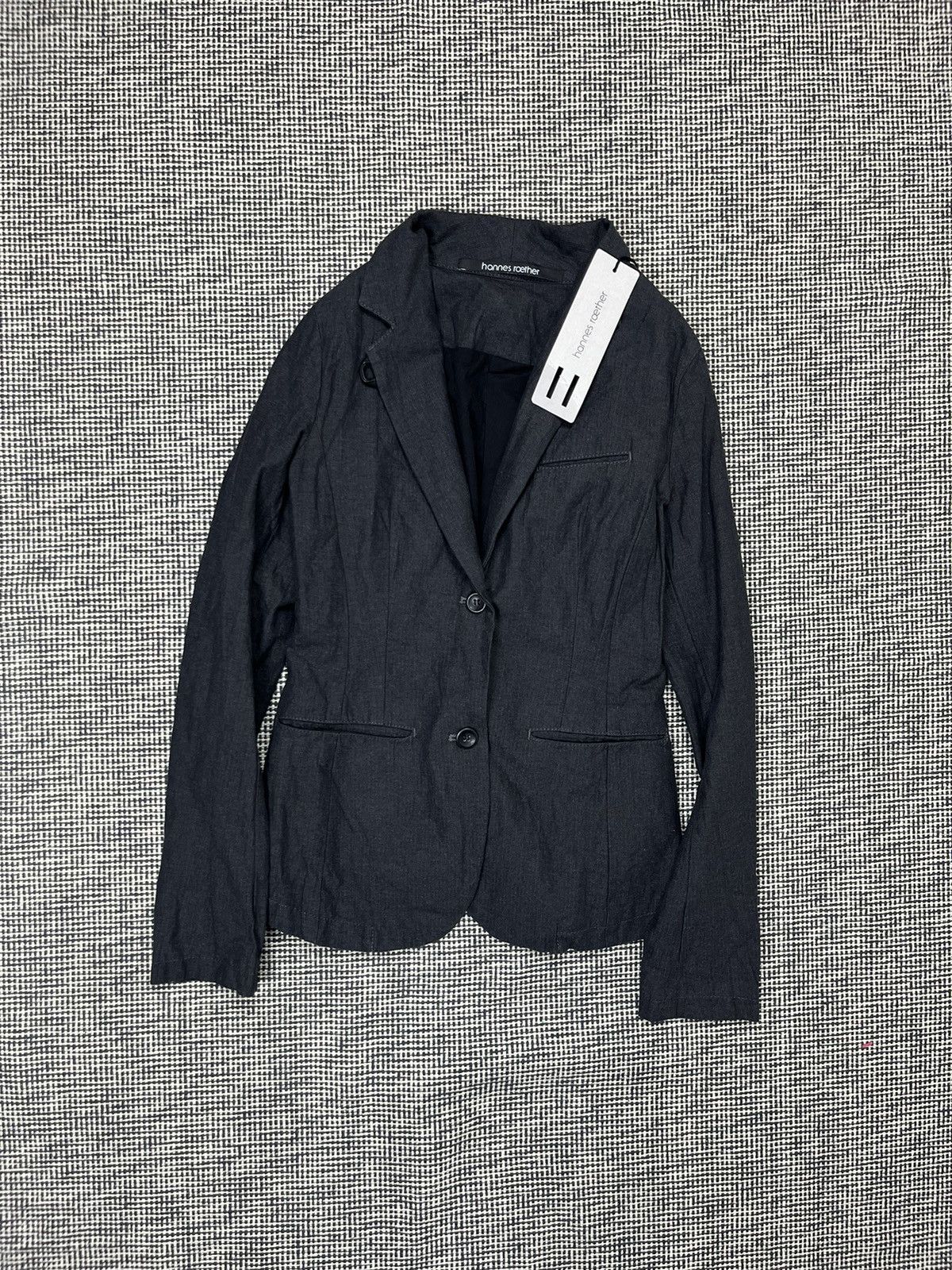 Other Hannes Roether dswt cotton/metal blazer avant garde Size XS / US 0-2 / IT 36-38 - 1 Thumbnail