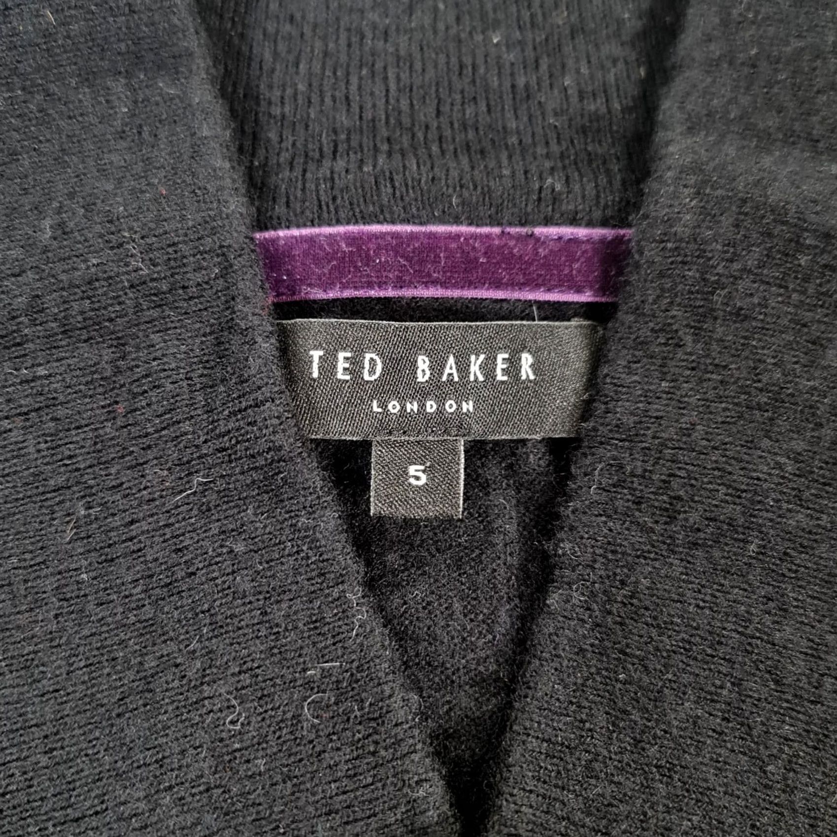 Ted Baker Ted Baker Mens Jumper Black XL Wool Cashmere Knit Pullover Size XL Men Knit Pullover Jumper Black Wool Cashmere Ted Baker Mens XL Pullover Size US XL / EU 56 / 4 - 3 Thumbnail