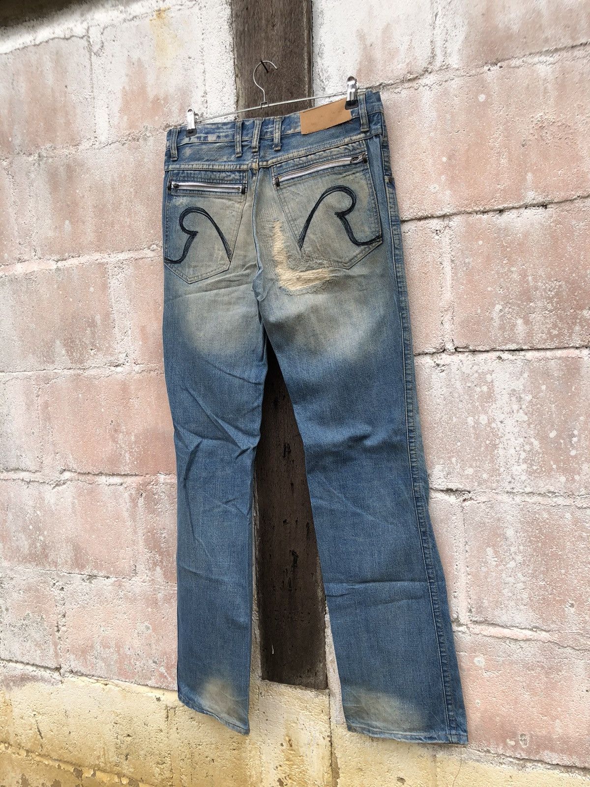 Replay Replay Jeans Destress Denim Straight Cut Size US 32 / EU 48 - 6 Thumbnail