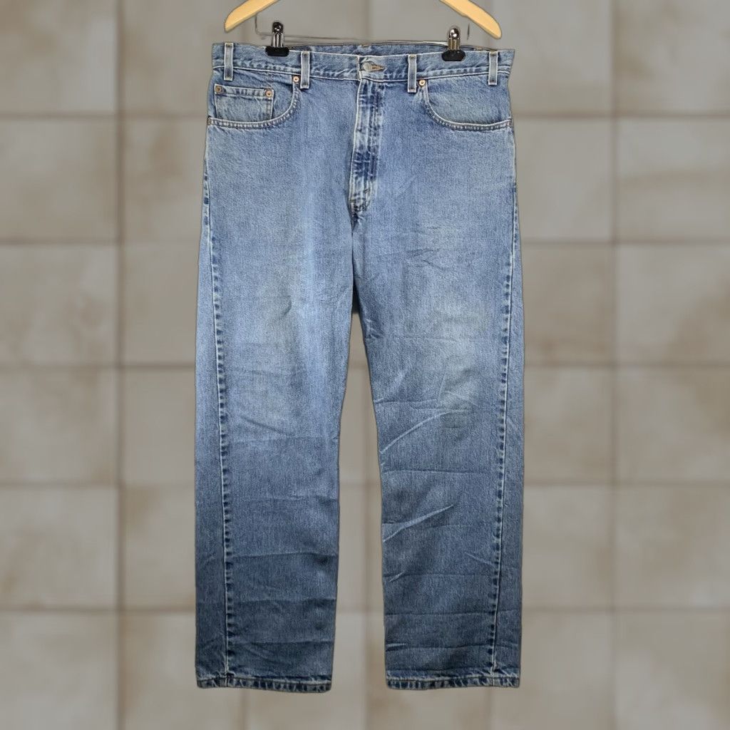 Levi's Levi's 505 Jeans Men Regular Fit Straight Leg 38x30 Blue Cotton Denim 2002 Americana Size US 38 / EU 54 - 1 Thumbnail