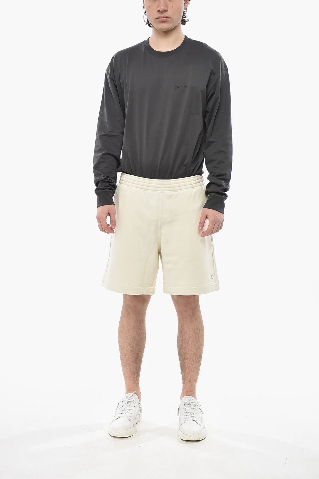 Givenchy og1mm0326 Brushed Cotton 3-Pocket Short in White Size US 30 / EU 46 - 4 Thumbnail