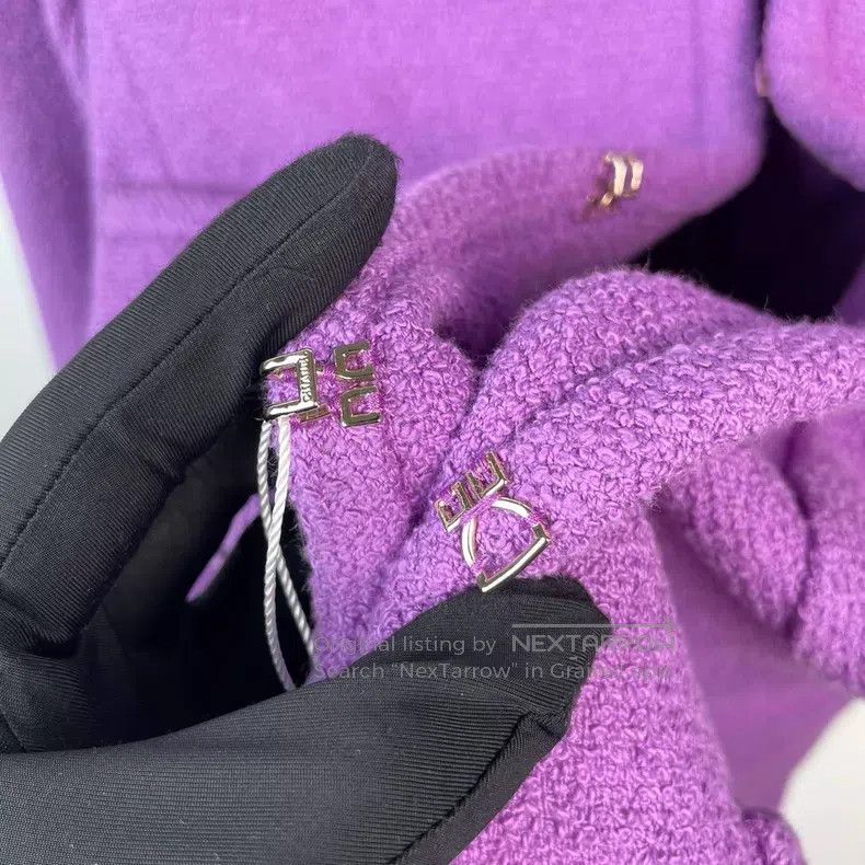 Chanel Chanel Purple coat Size XS / US 0-2 / IT 36-38 - 4 Thumbnail