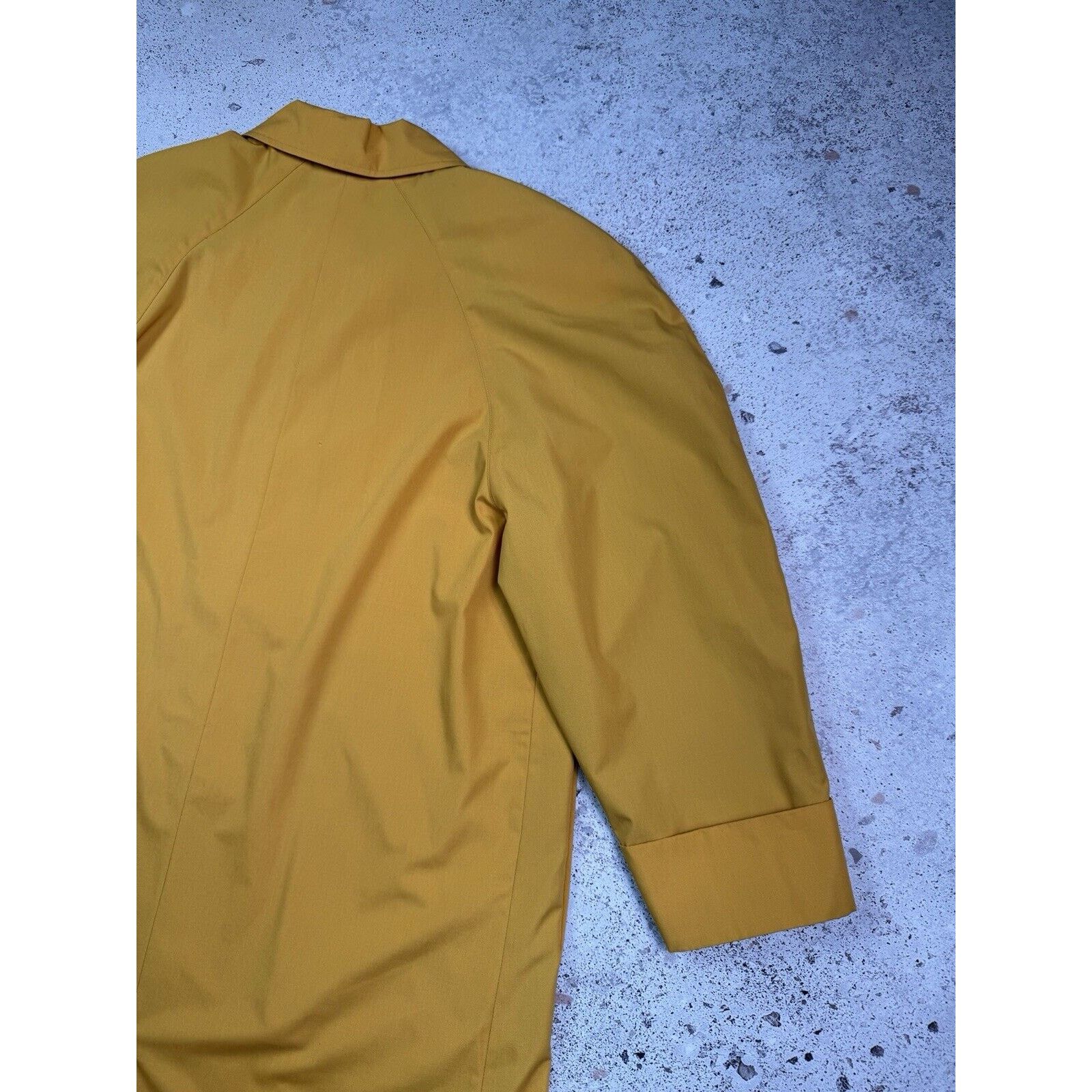 Vintage Vintage 90s 80s Christian Aujard Yellow Trench Coat Size 38 Size M / US 6-8 / IT 42-44 - 14 Thumbnail