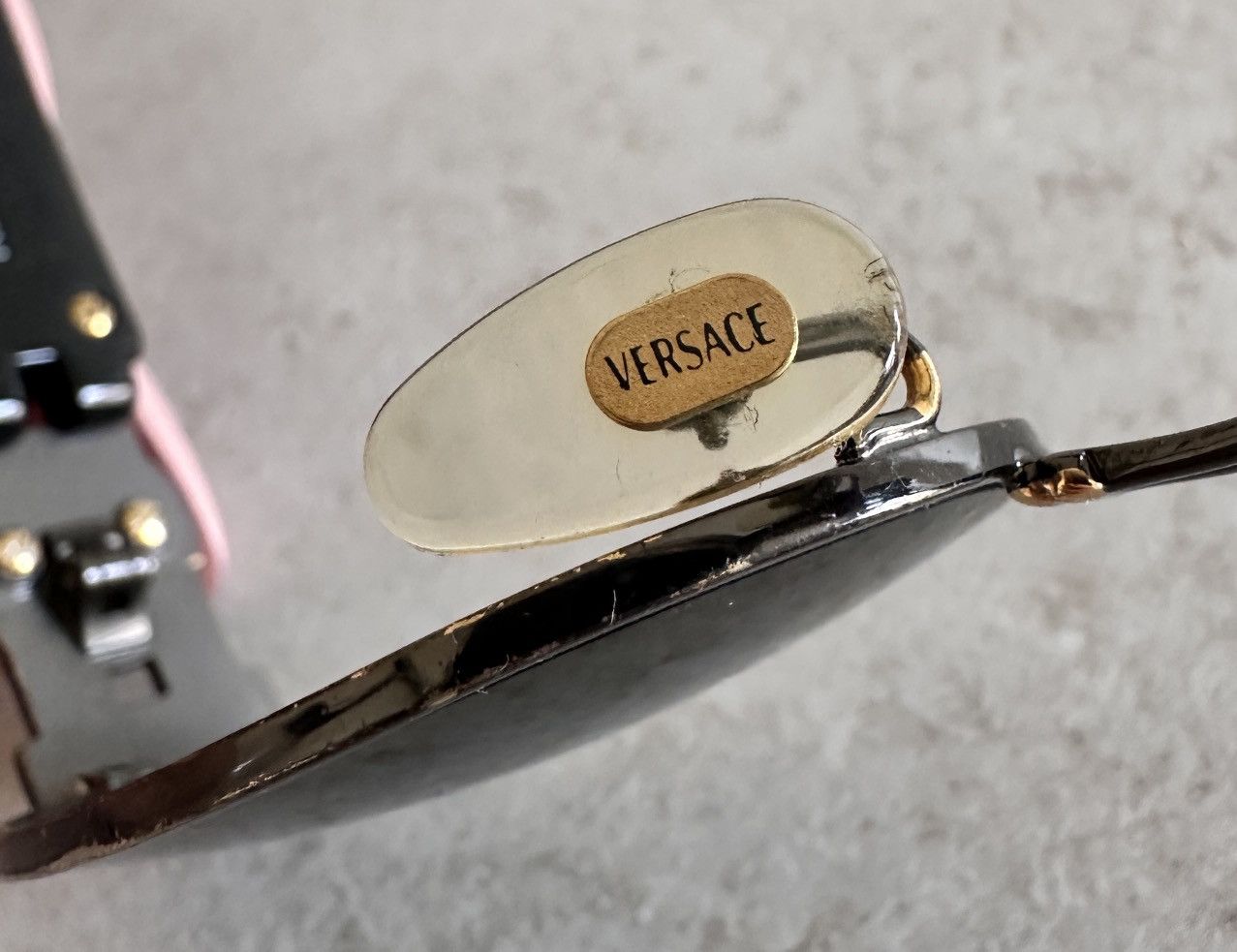 Versace Gianni Versace S70 91M Medusa Sunglasses (Vintage 1990s) Size ONE SIZE - 15 Thumbnail