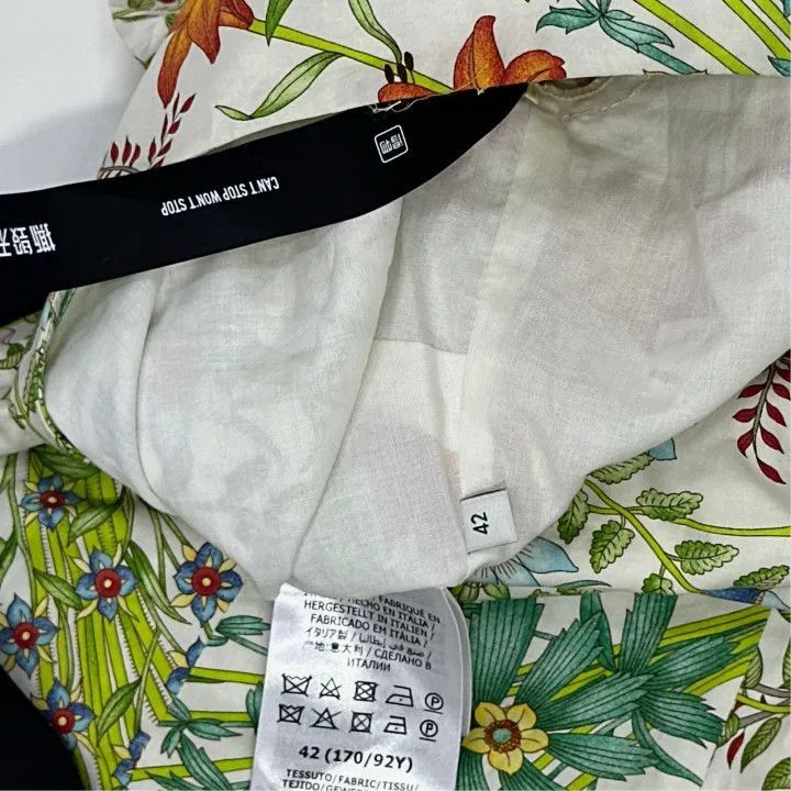 Gucci Gucci Floral Print Short Sleeve Dress-2507 Size L / US 10 / IT 46 - 8 Thumbnail