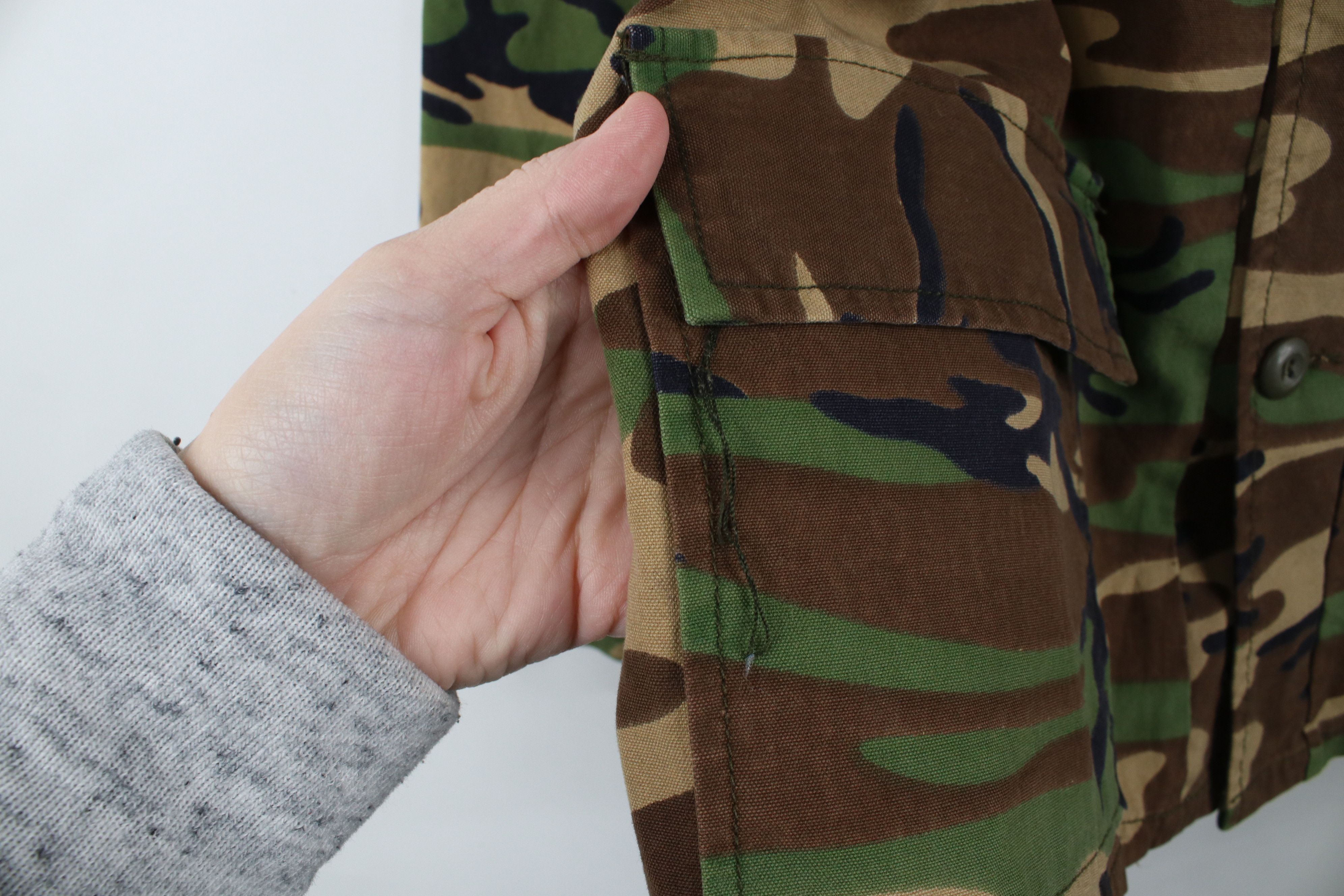 Vintage Vintage 70s Streetwear Camouflage Hunting Field Jacket Size US L / EU 52-54 / 3 - 6 Thumbnail