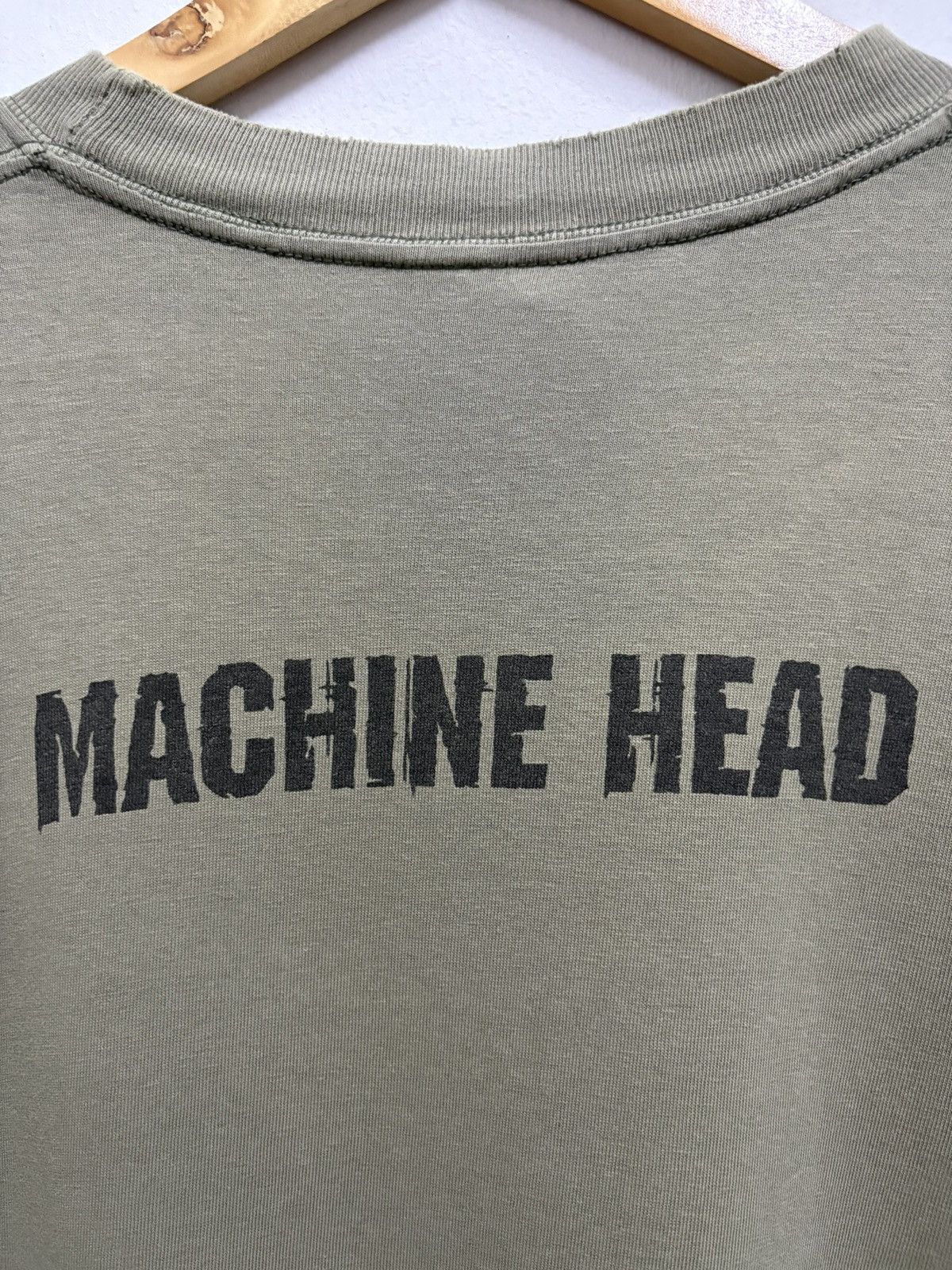 Band Tees × Vintage 2000's Machine Head Heavy Metal Distress T-Shirt Size US XL / EU 56 / 4 - 6 Thumbnail