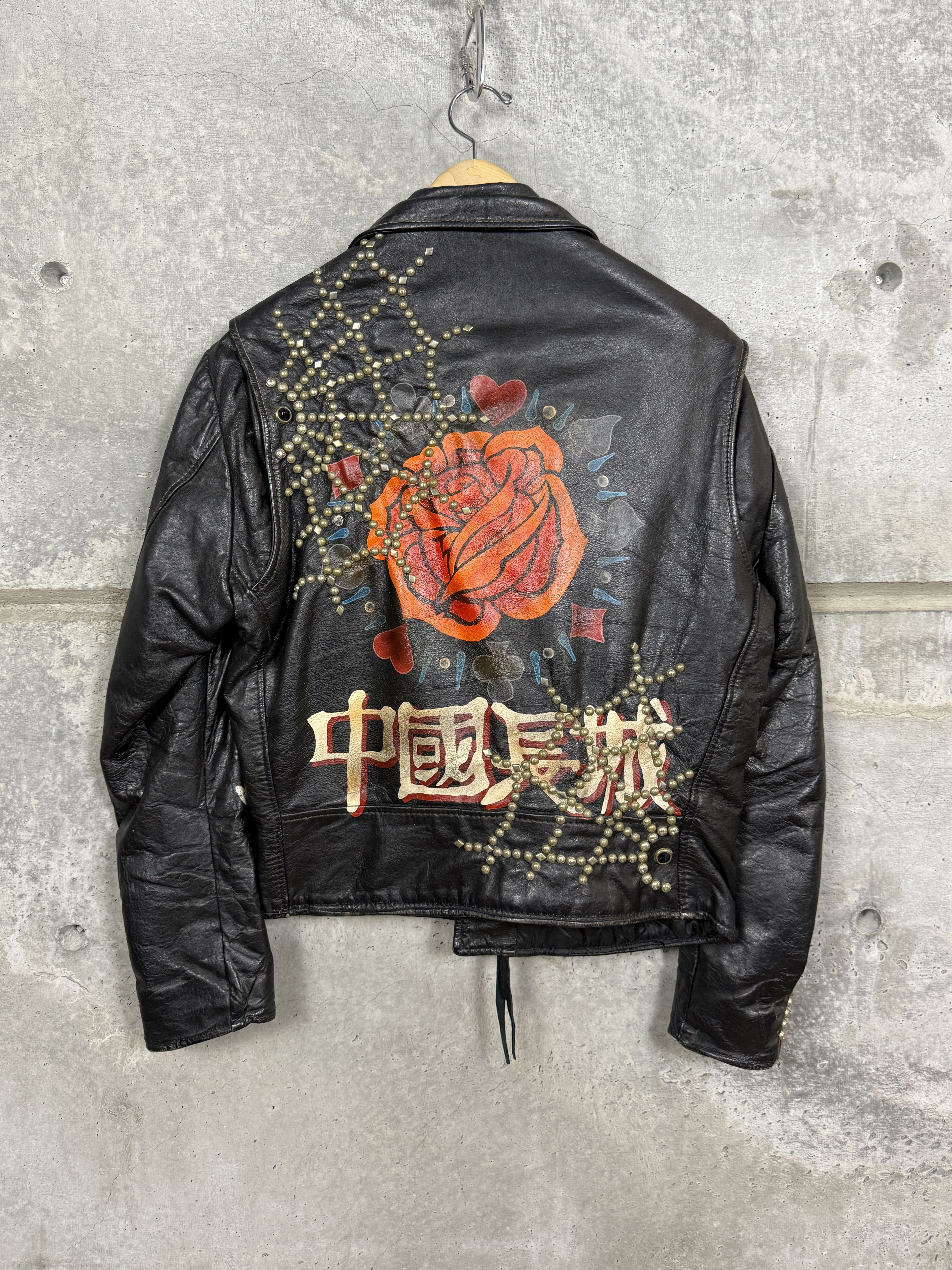The Great China Wall Rare The Great China Wall Motor City Rose Leather Jacket Size US L / EU 52-54 / 3 - 2 Thumbnail