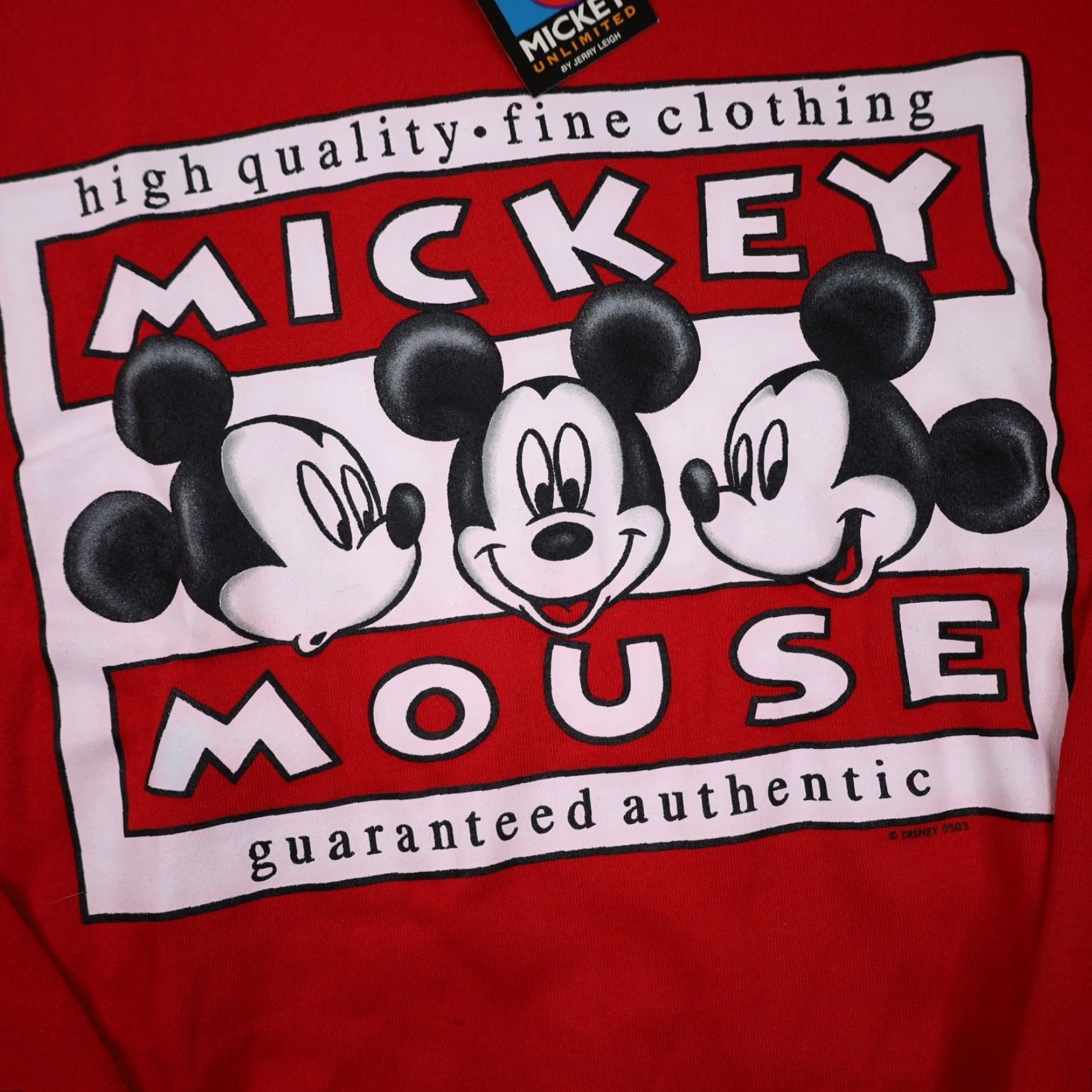 Disney VINTAGE NWT Mickey Mouse Graphic Sweatshirt Disney Red XL Men Pullover Sweatshirt MENS XL Red Mickey Mouse Graphic Sweatshirt Size US XL / EU 56 / 4 - 4 Thumbnail