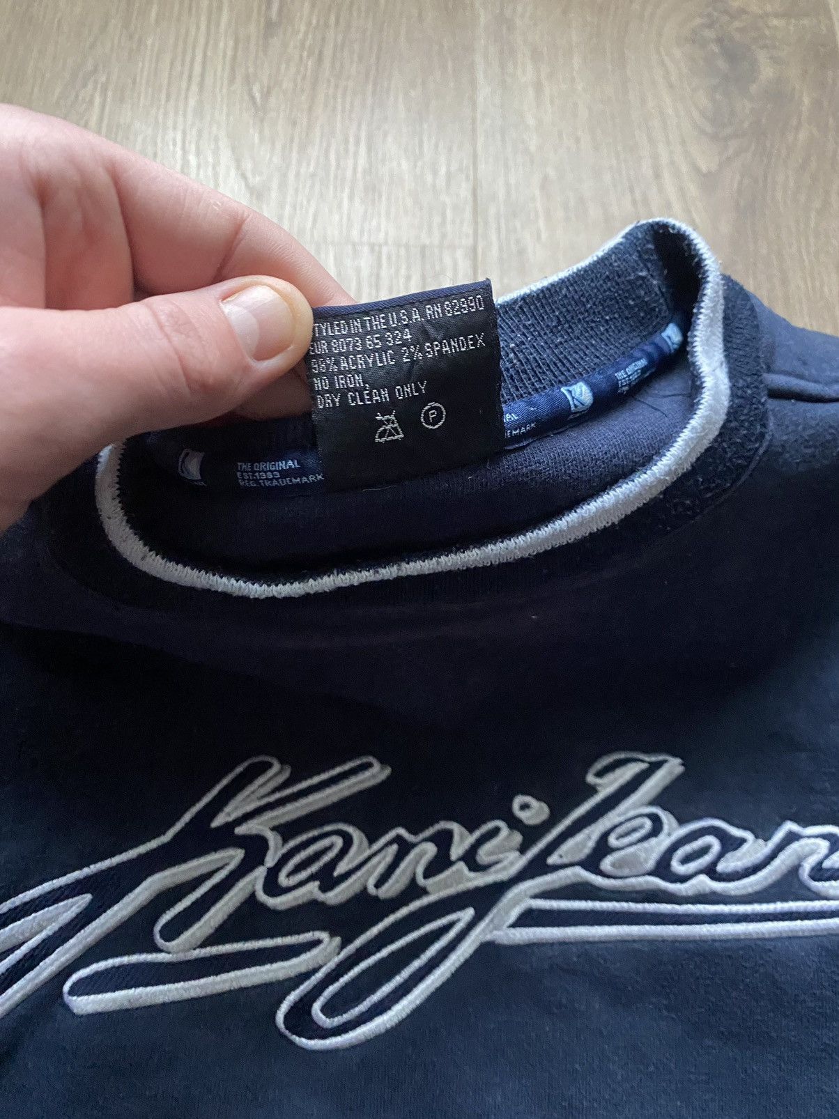 Karl Kani × Vintage Karl Kani big logo Vintage Sweatshirt Baggy 90s Size US L / EU 52-54 / 3 - 4 Thumbnail