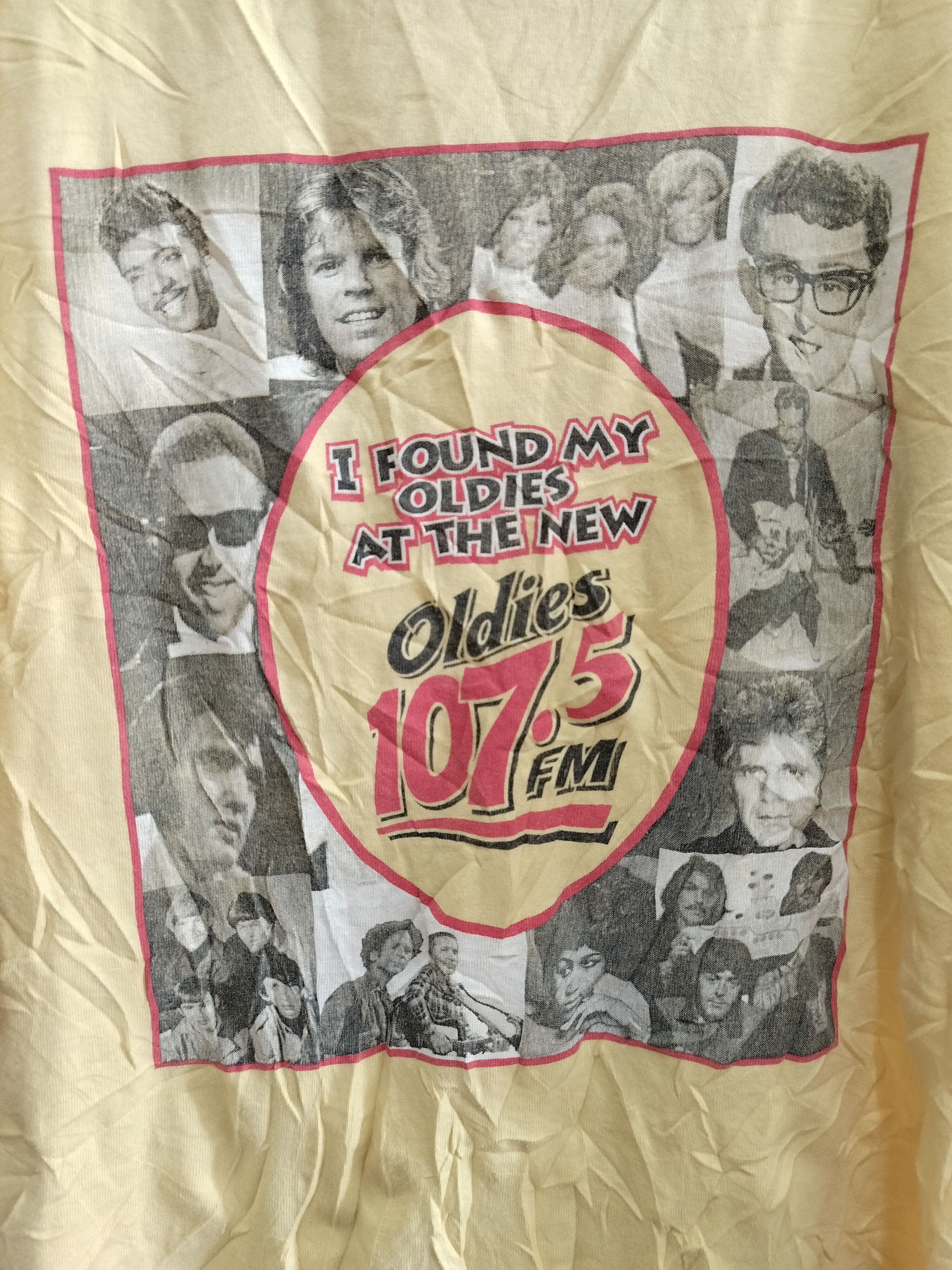 Fruit Of The Loom Vintage 90s Oldies 107.5 FM by Fruit of the loom Size US XL / EU 56 / 4 - 2 Thumbnail
