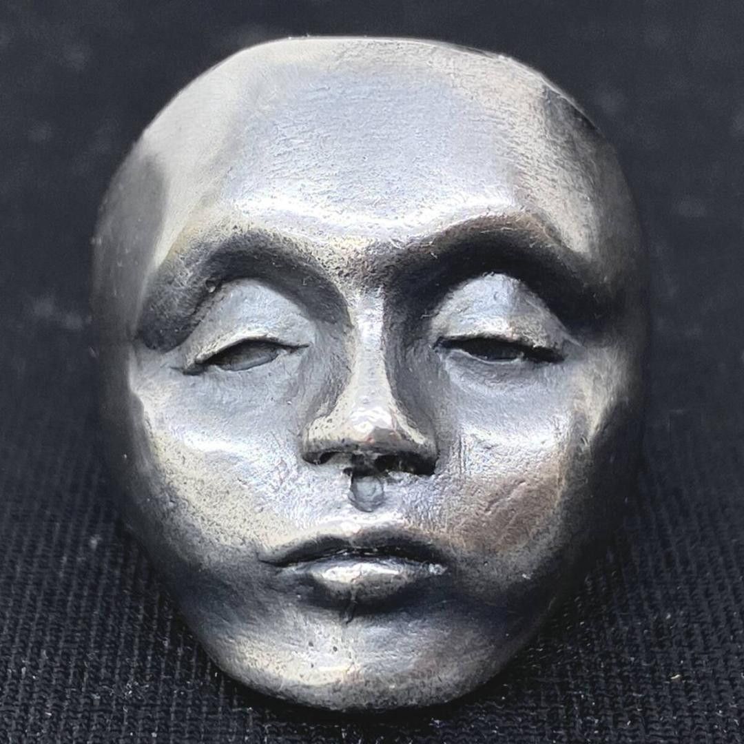 Yohji Yamamoto GOTHIC YOHJI YAMAMOTO MASK RING Size ONE SIZE - 1 Thumbnail