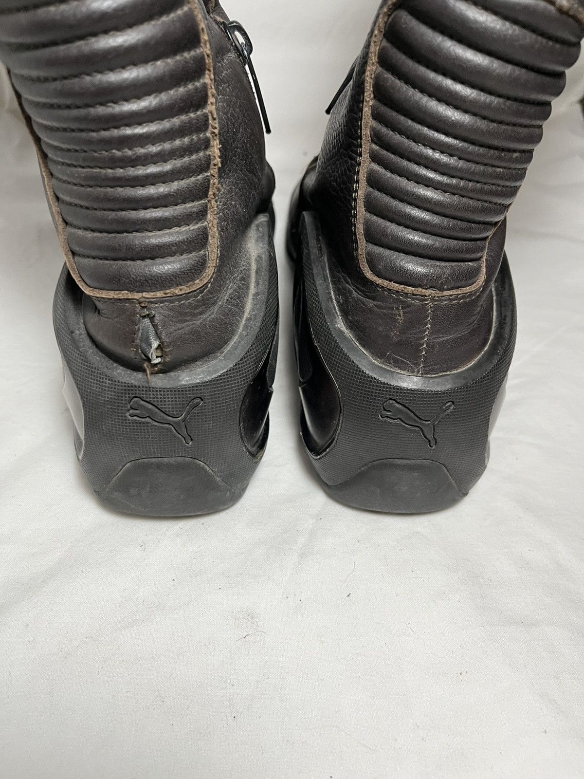 Dirk Bikkembergs × Puma RARE Puma Sample Moto Boxing High Top Sneakers Shoes Mostro Size US 9 / EU 42 - 5 Thumbnail