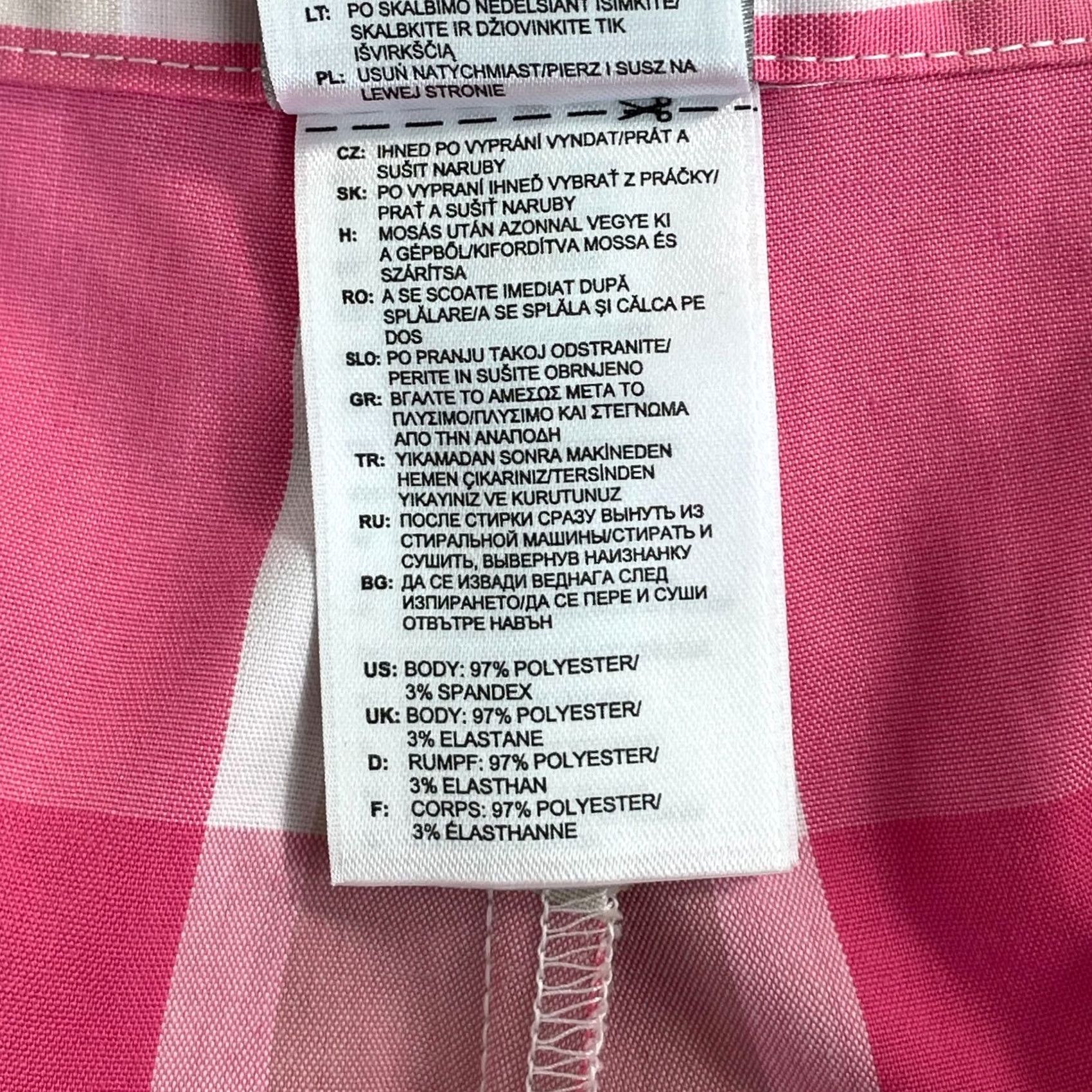Adidas Adidas Golf Shorts Men 34 Pink Plaid Performance Flat Front NWOT Size US 34 / EU 50 - 7 Thumbnail