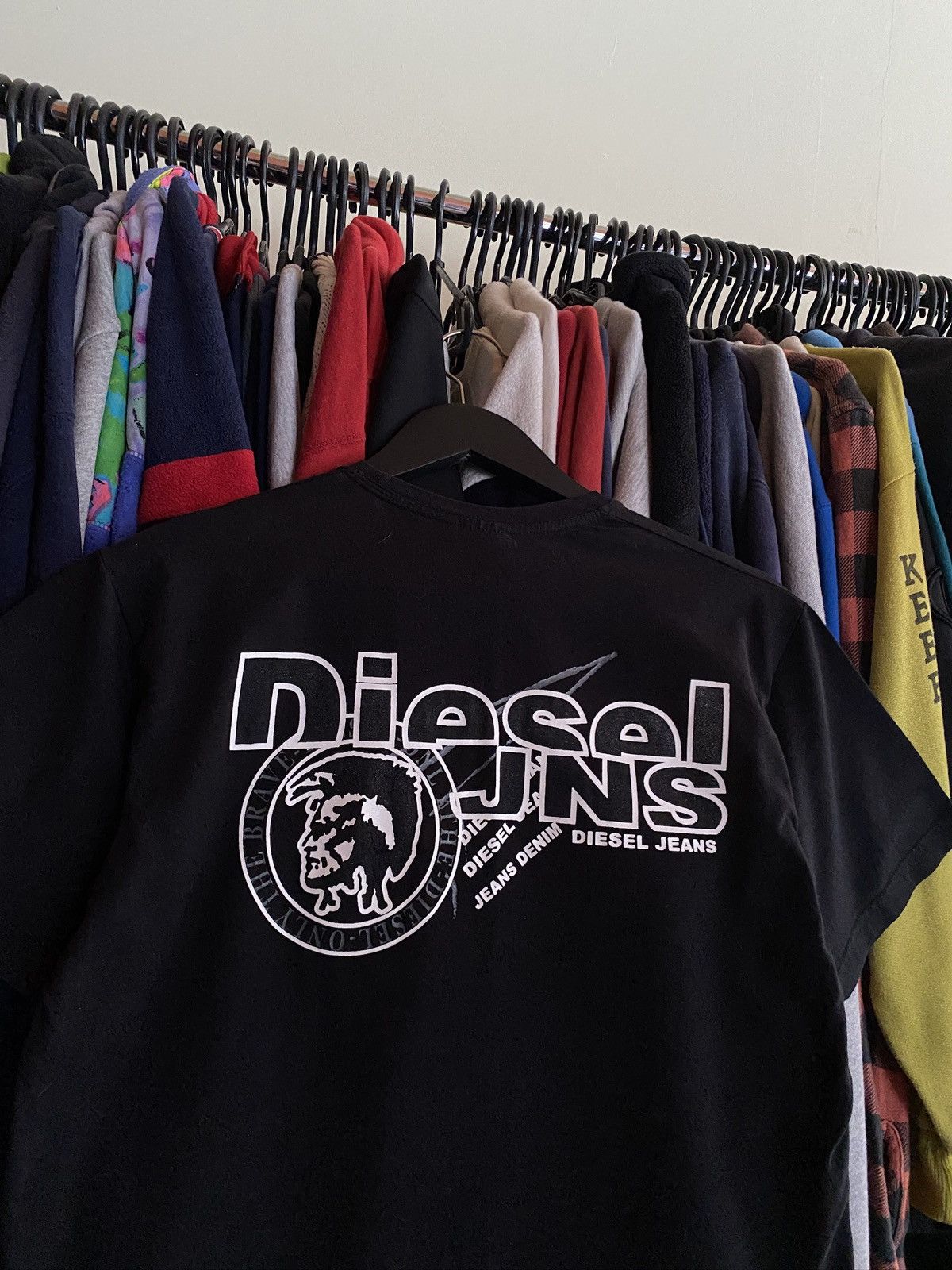 Diesel VINTAGE DIESEL BIG LOGO T-SHIRT Y2k Size US L / EU 52-54 / 3 - 2 Thumbnail