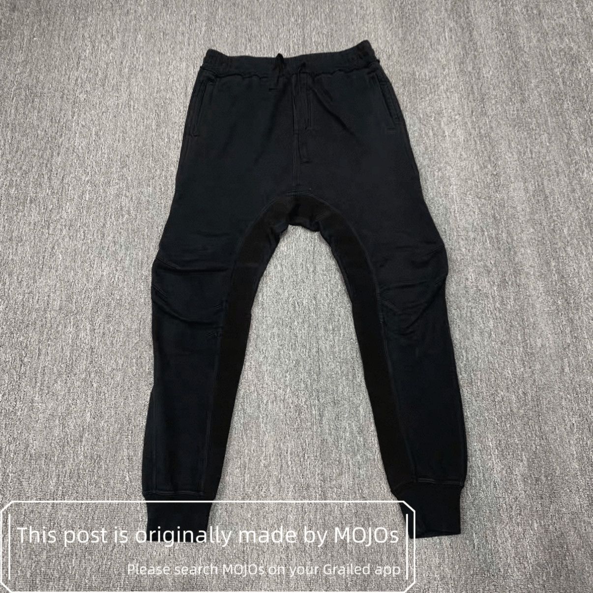 Haider Ackermann Sz S Haider Ackermann Black Joint Patch Sweatpants mojos17 Size US 30 / EU 46 - 1 Thumbnail
