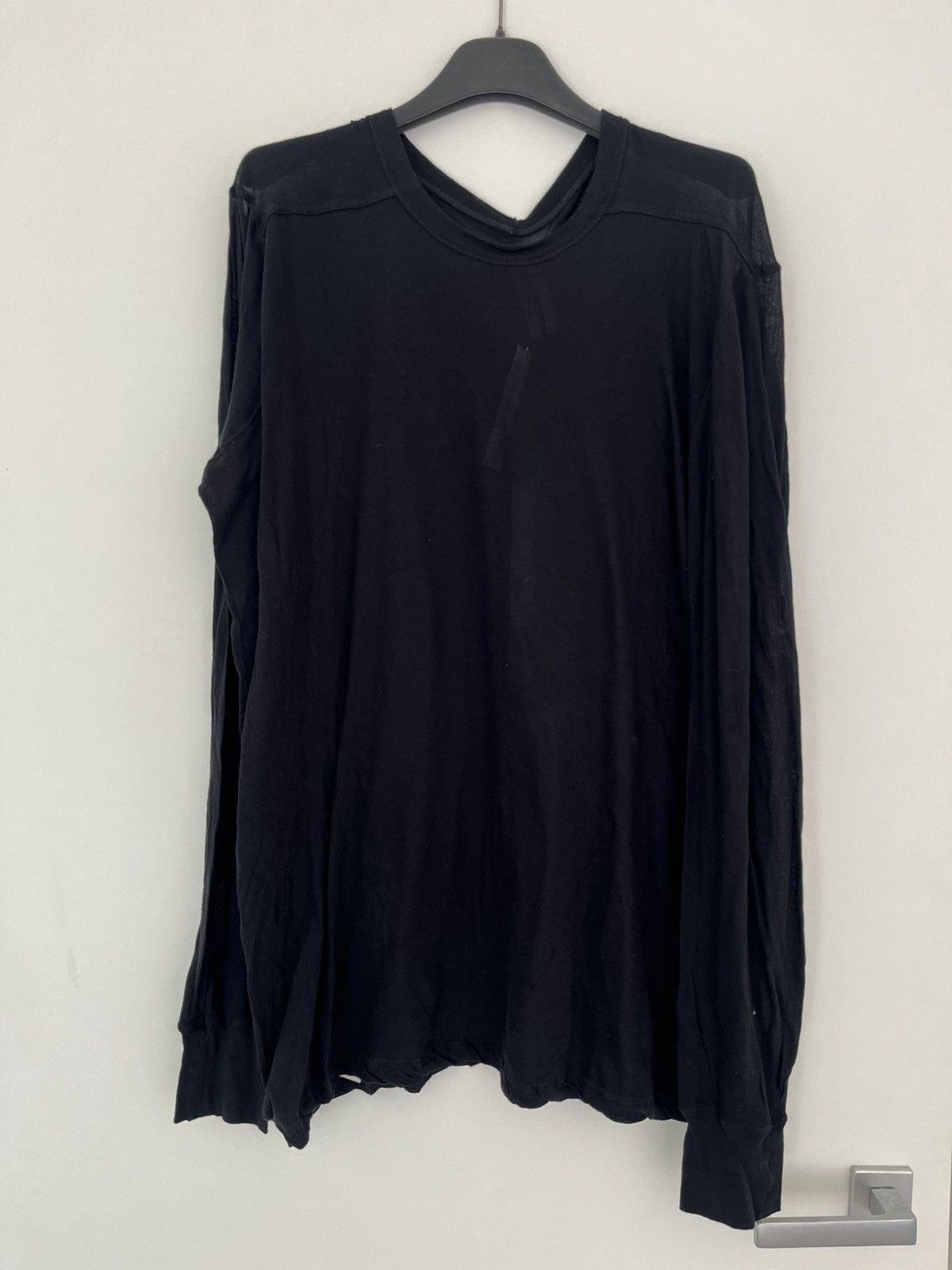 Rick Owens Rick Owens Hollywood Long T-Shirt–Black–Size L – New w/ Tags Size US L / EU 52-54 / 3 - 11 Thumbnail