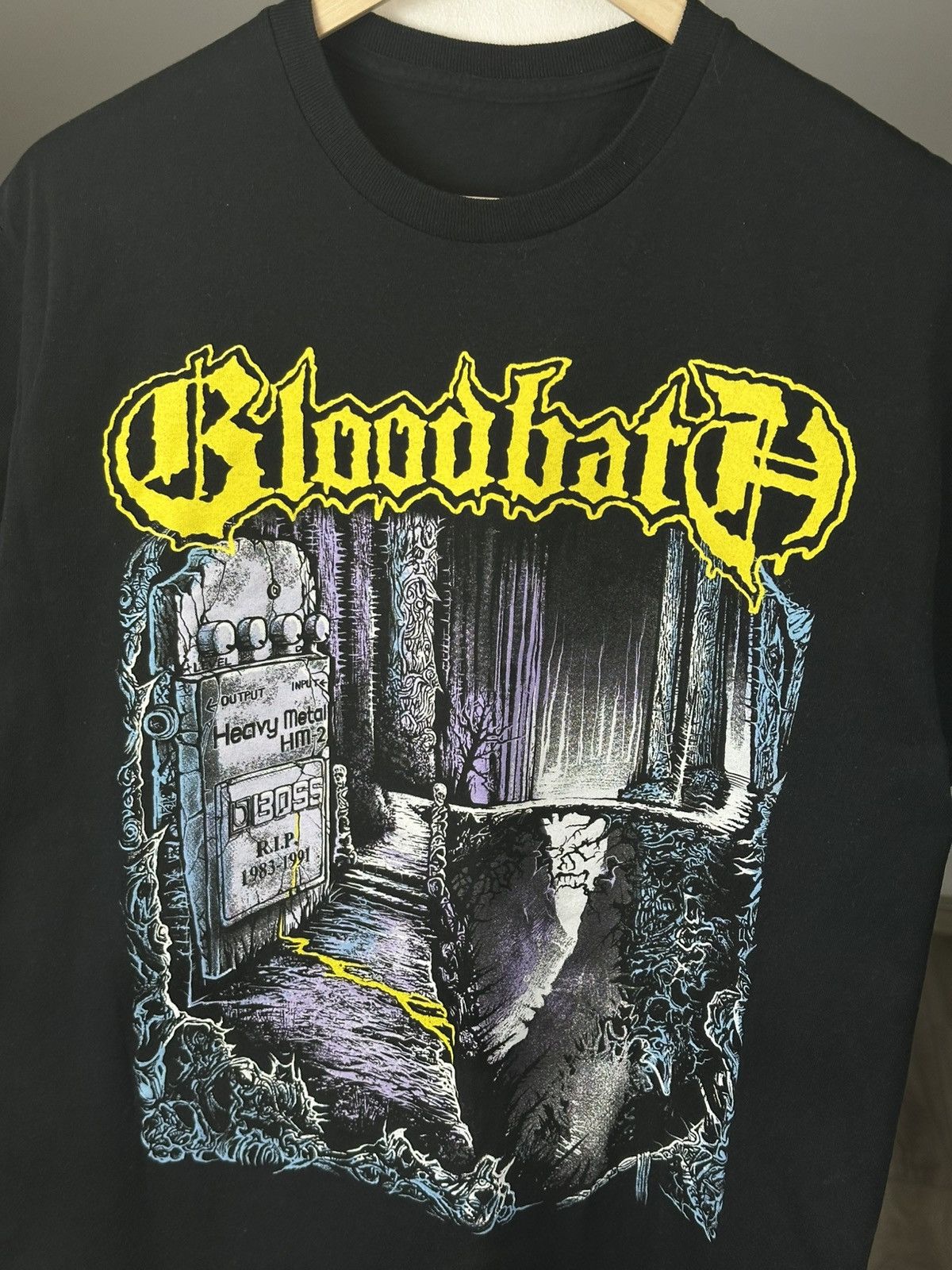 Haunted Mound Blood Bath Y2K Tee Black Bloody Wire Bat Tee Size US M / EU 48-50 / 2 - 5 Thumbnail