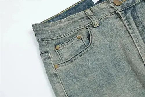 Jean Skinny Jeans Plain Vintage Flared Trousers Y2k Pockets y2k Size US 30 / EU 46 - 5 Thumbnail