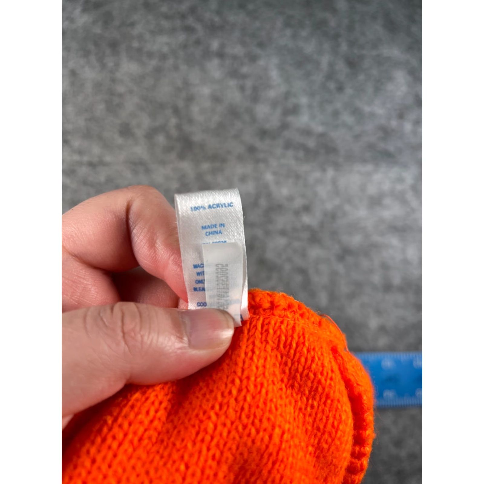 Port & Company High Visibility Beanie Toque Adult One Size Orange Knit Acrylic Workwear Size ONE SIZE - 8 Thumbnail