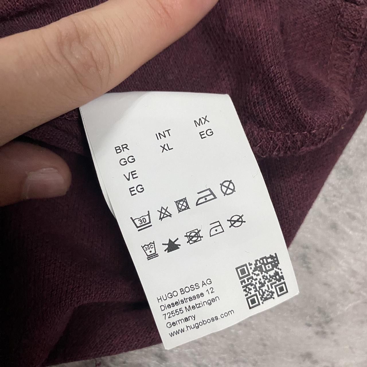 Hugo Boss Hugo Boss Polo T-Shirt Burgundy Rap hip hop gym big boy Size US XL / EU 56 / 4 - 5 Thumbnail