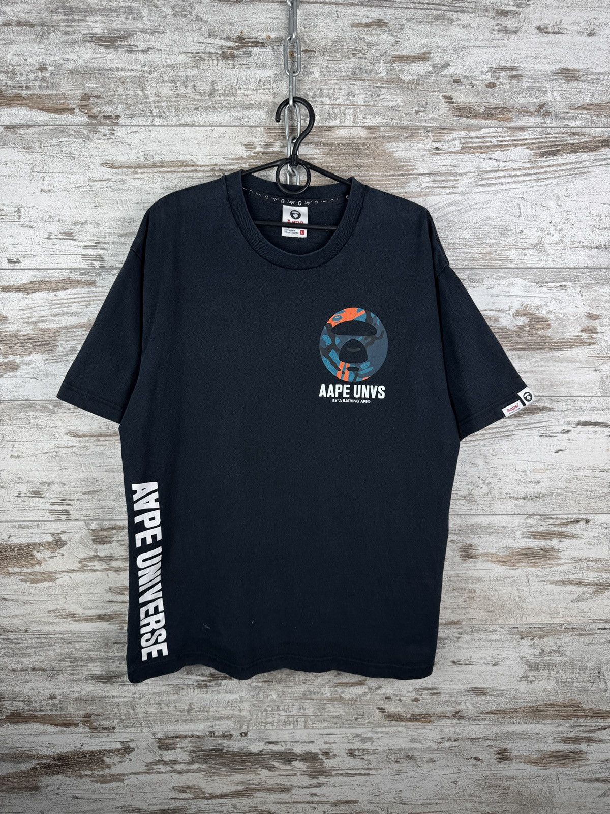 Aape Mens Vintage Aape by A Bathing Ape T-shirt japan tee logo Size US L / EU 52-54 / 3 - 1 Thumbnail