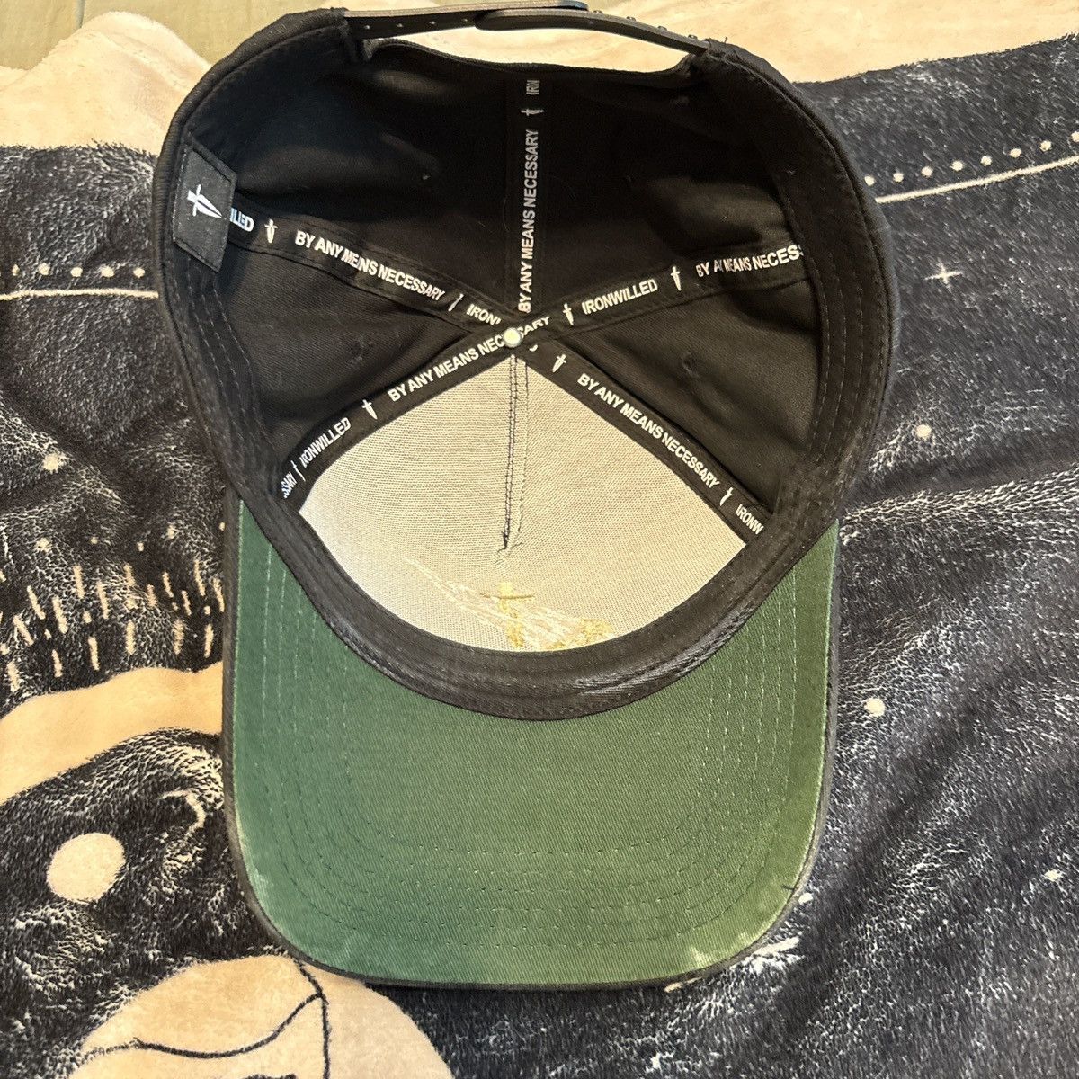 Other Black and gold Iron Willed baseball cap Size ONE SIZE - 4 Thumbnail