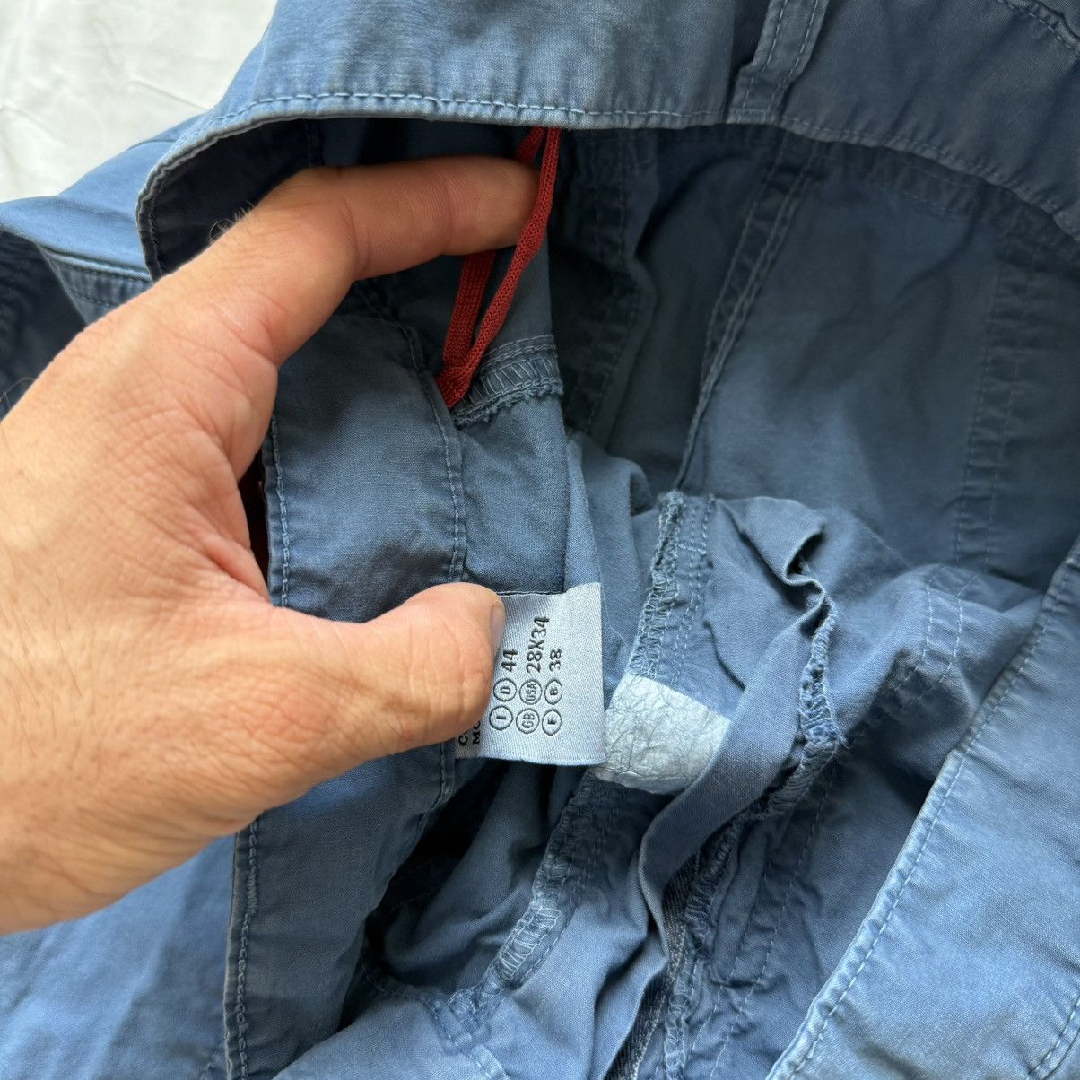 Other Luck In Luck Functional Blue Cargo Pants Baggy Style Size 28 Size US 28 / EU 44 - 9 Thumbnail