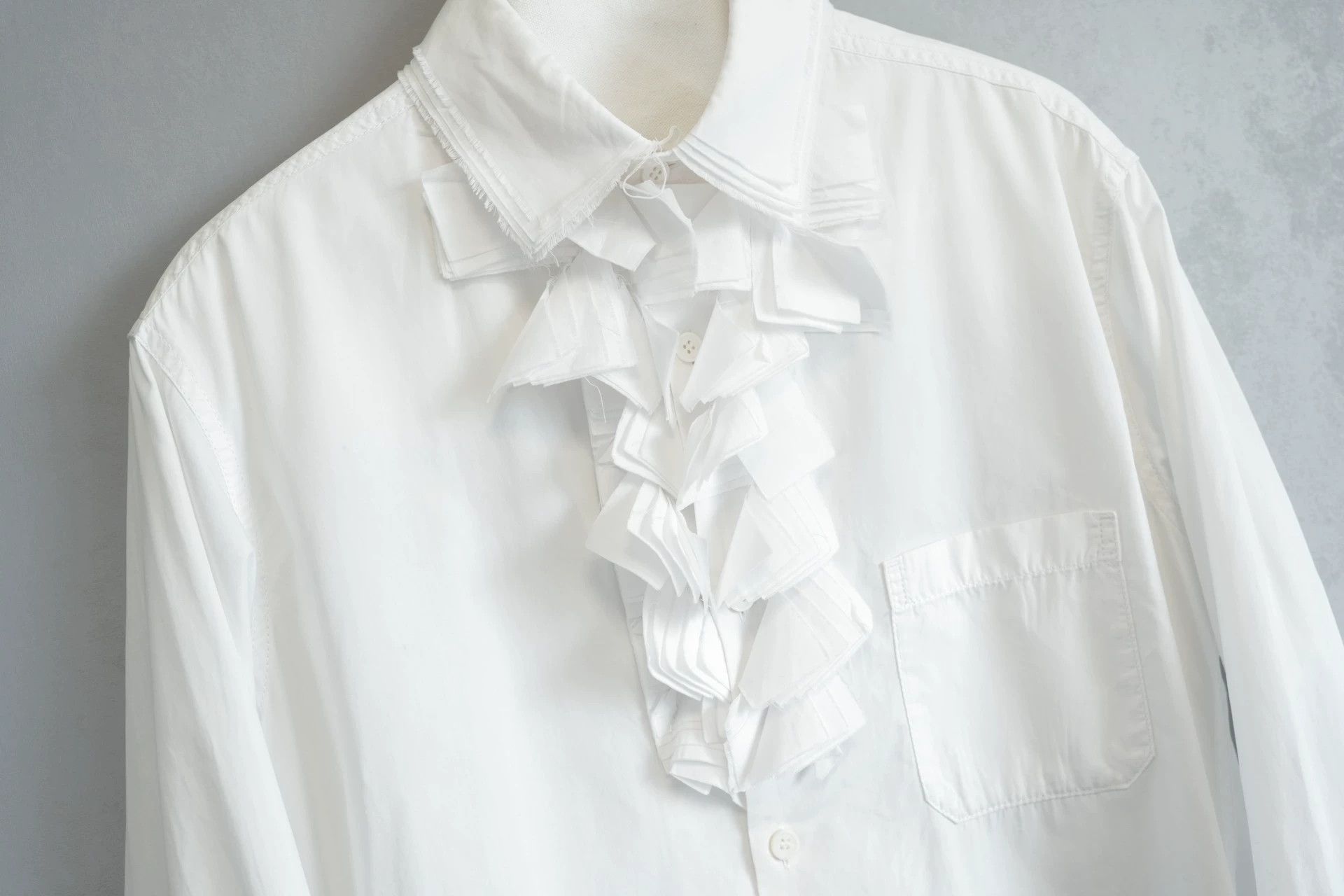 Yohji Yamamoto Yohji Yamamoto 15AW Triple Collar Multi Shirt Sz2 Size US M / EU 48-50 / 2 - 4 Thumbnail