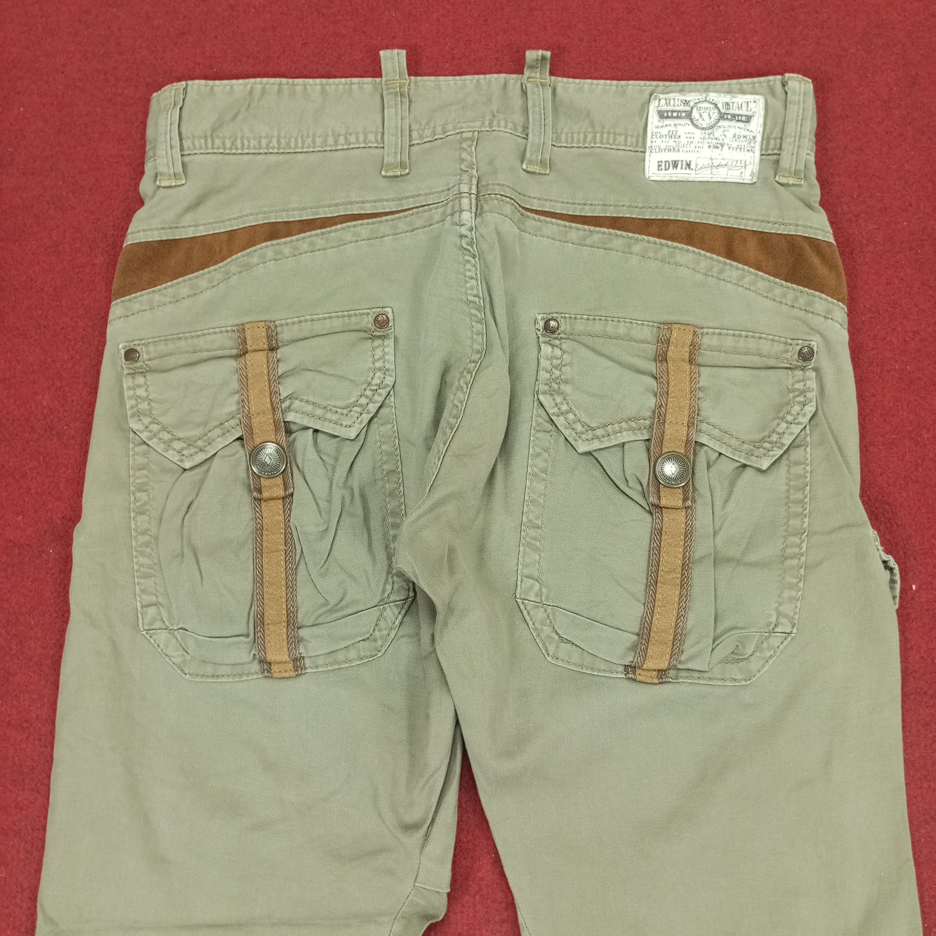 Edwin × Vintage Edwin Cargo Streetwear Style Pants Size US 32 / EU 48 - 5 Thumbnail