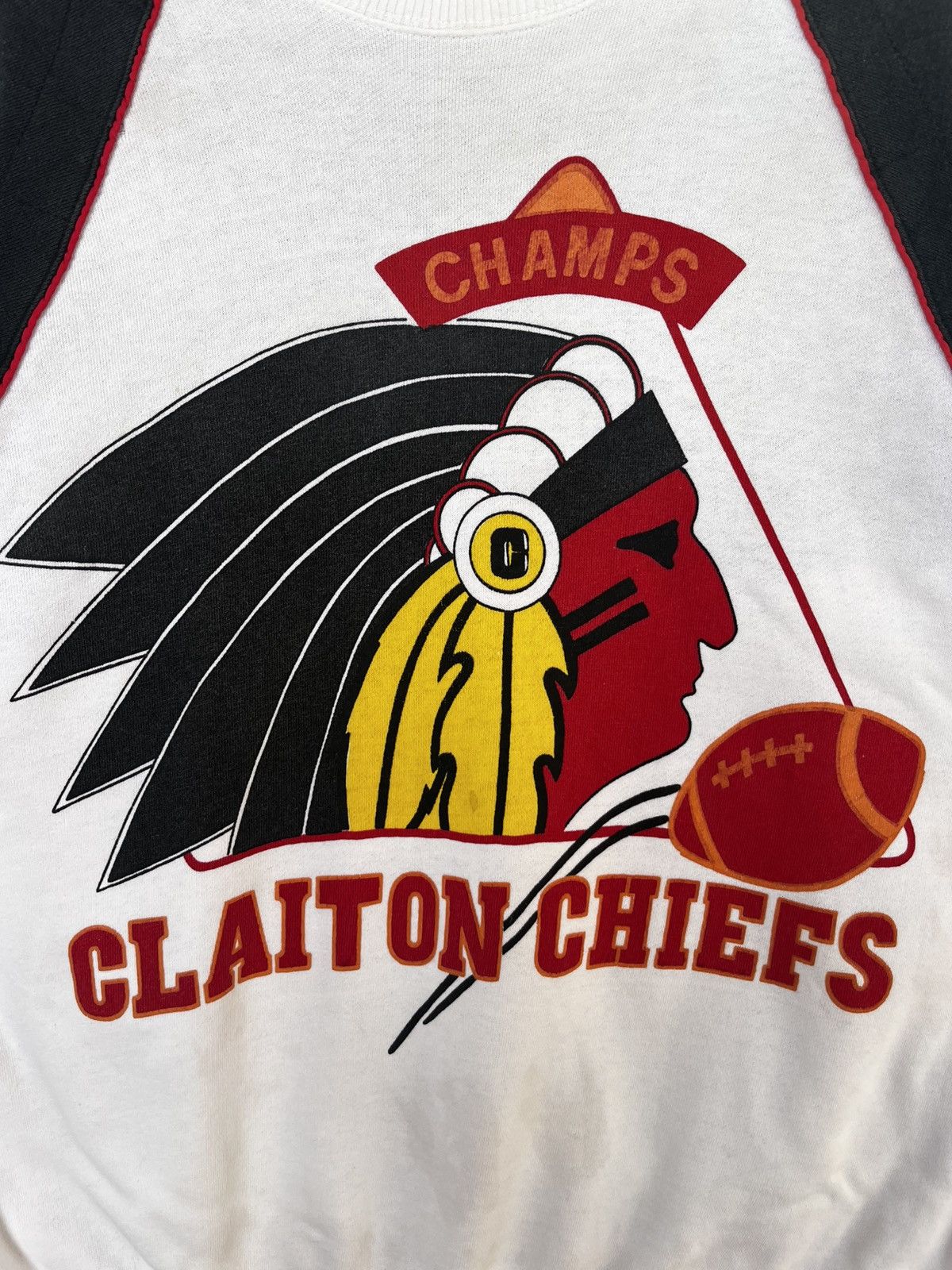 Vintage Vintage Claiton Chiefs Sweatshirt Size US XL / EU 56 / 4 - 3 Thumbnail