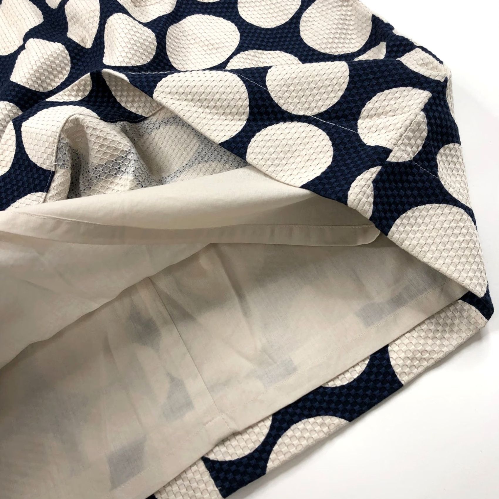 Boden Boden Skirt Mini Zip Pleated Lined All Over Print Blue Ivory 8L 30In Fits 30In Womens XS-XL? Size 30" / US 8 / IT 44 - 7 Thumbnail