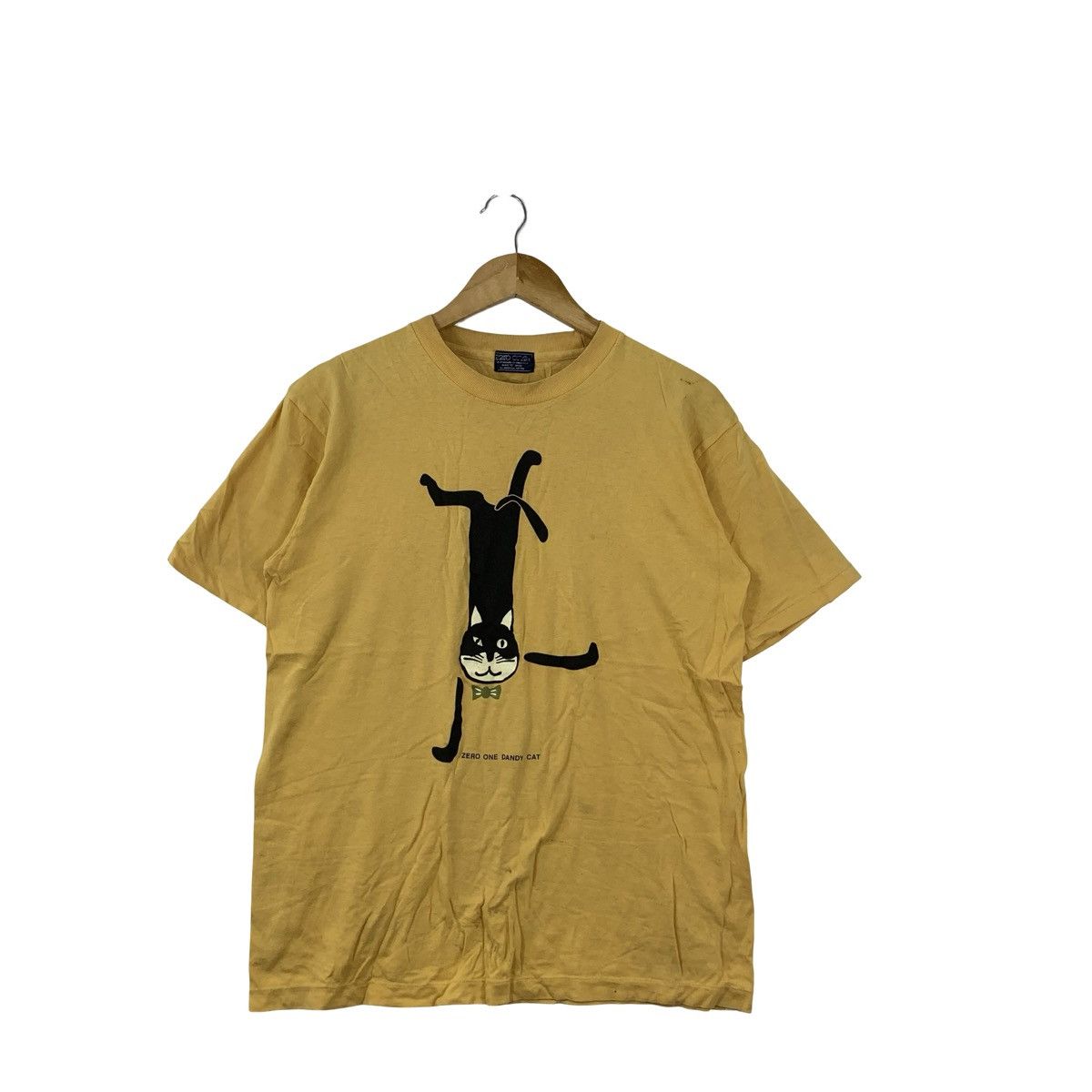 Vintage Vintage ZERO ONE DANDY CAT Cartoon Anime Tee Shirt Top Size M / US 6-8 / IT 42-44 - 3 Thumbnail