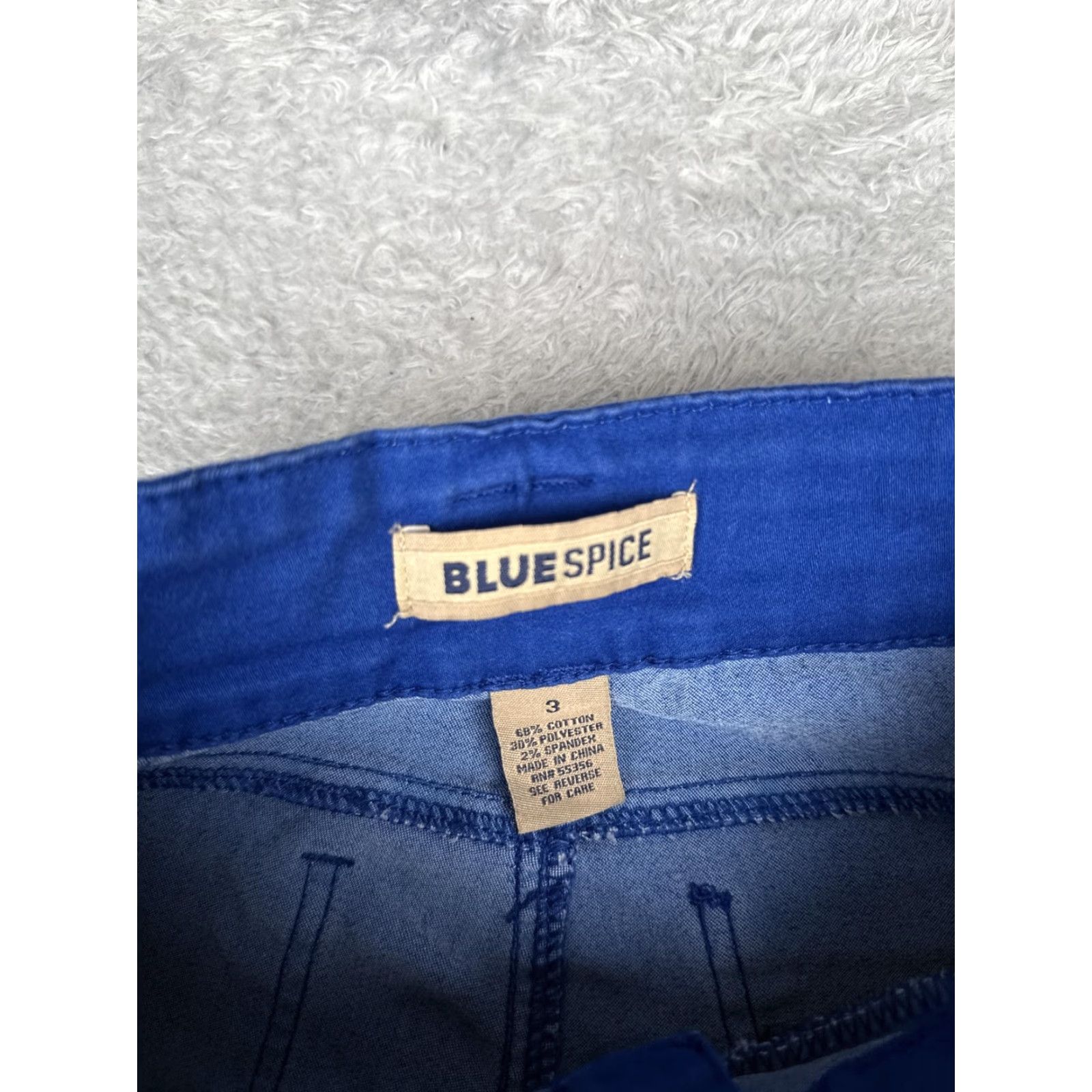 Denime Blue Spice Jeans Womens Juniors 3 Blue Skinny Mid Rise Stretch Denim Medium Wash Size 26" / US 2 / IT 38 - 6 Thumbnail