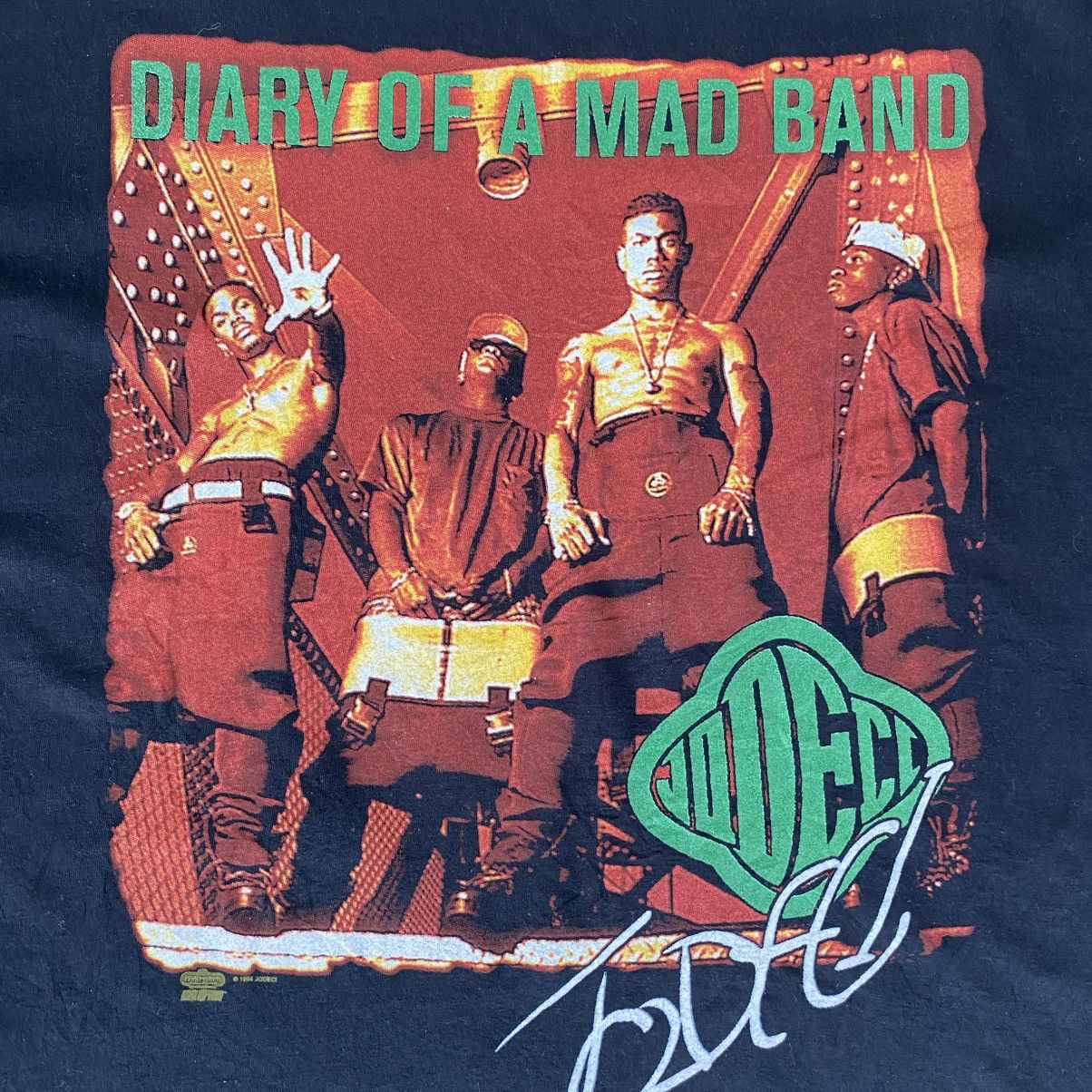 Rap Tees Rare! Vintage 1994 Jodeci “Diary of A Mad Band” Rap Tee Size US XL / EU 56 / 4 - 4 Thumbnail