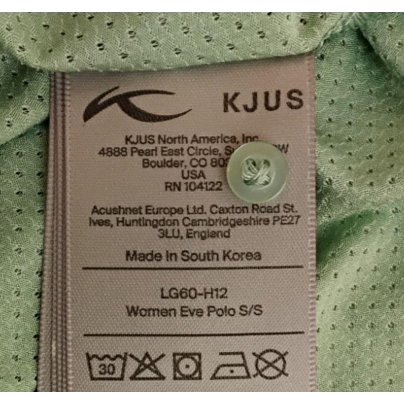 KJUS Kjus Women's Eve Polo Size 40/L Green Light Weight Golf Size L / US 10 / IT 46 - 11 Thumbnail