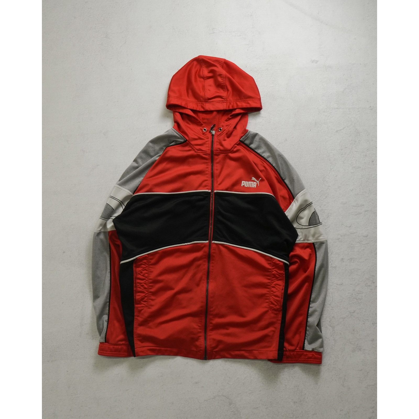 Puma Vintage 90s Puma Red Track Jacket - Men's Small Size US S / EU 44-46 / 1 - 1 Thumbnail