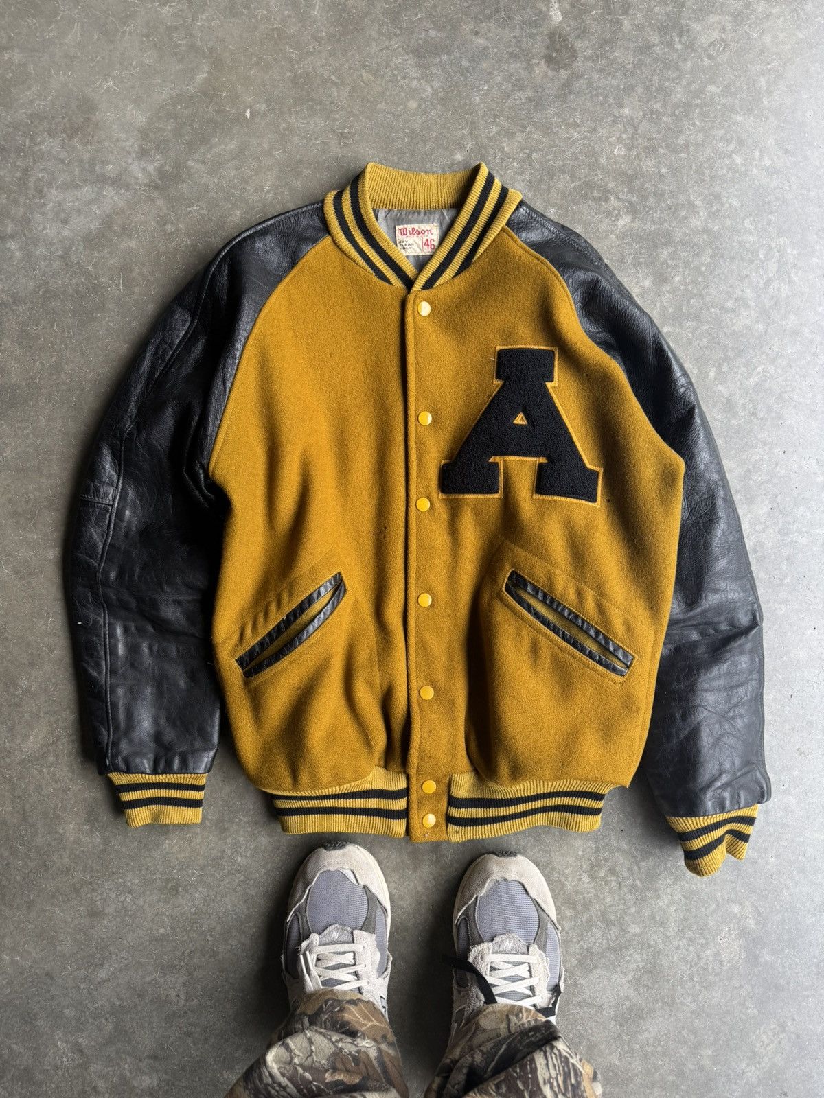 1950s Appalachian State Two Toned Rare Varsity Wilson Jacket