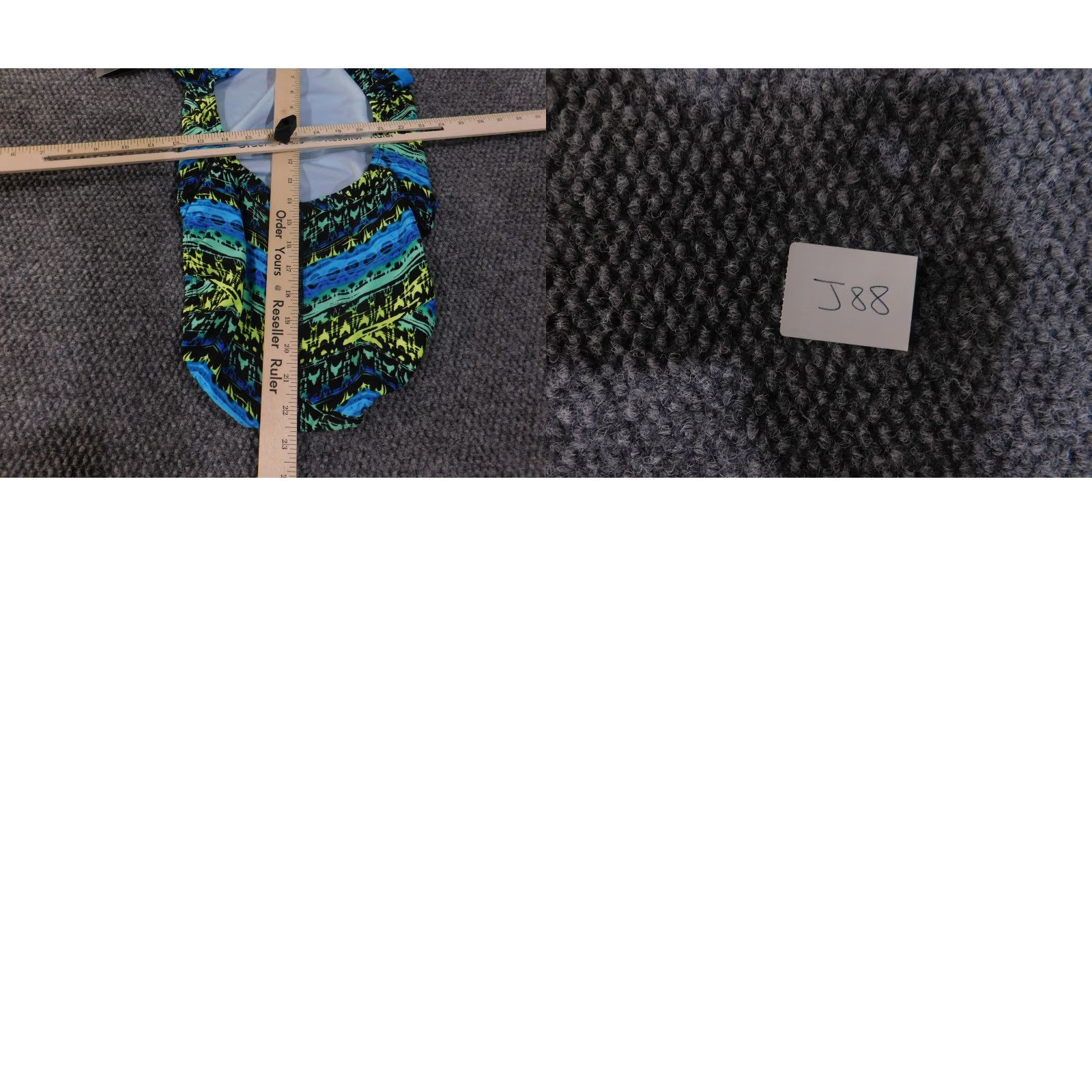Nike Nike Swimsuit Womens 36 Blue Green Black Performance Poly Swim NESS5013 Training Size ONE SIZE - 9 Thumbnail