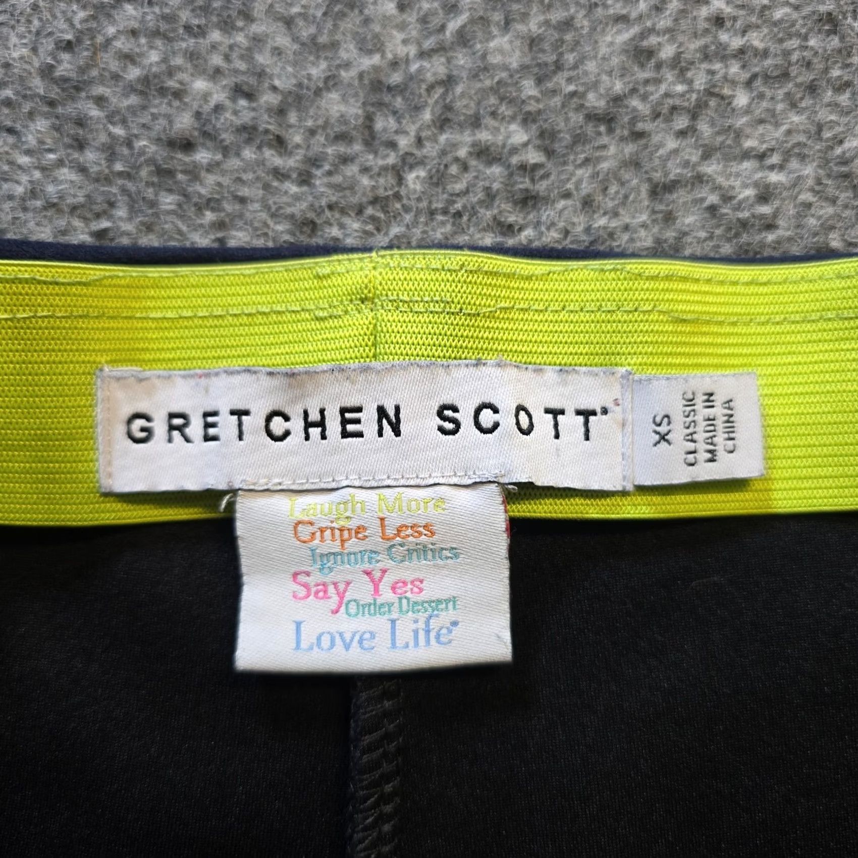 Vintage Gretchen Scott Pants Womens XS Blue Faux Suede Cropped Skinny Fitted Casual Size 26" / US 2 / IT 38 - 3 Thumbnail