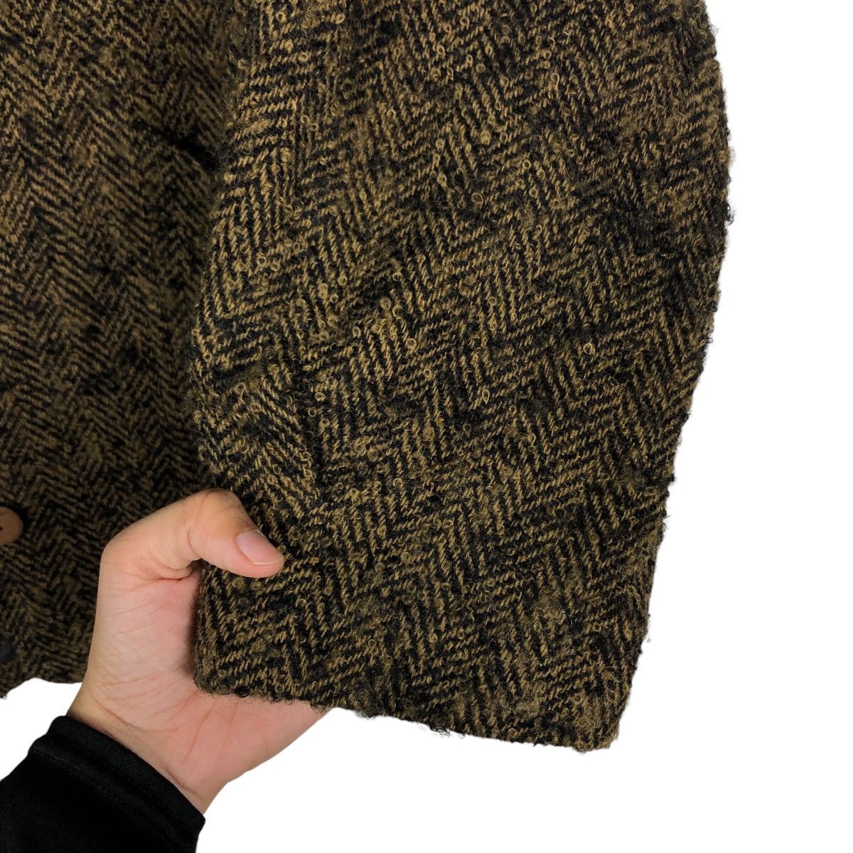 Japanese Brand 📌Vintage Wool Herringbone Bomber Jacket Murayama Kapital Size US M / EU 48-50 / 2 - 16 Thumbnail