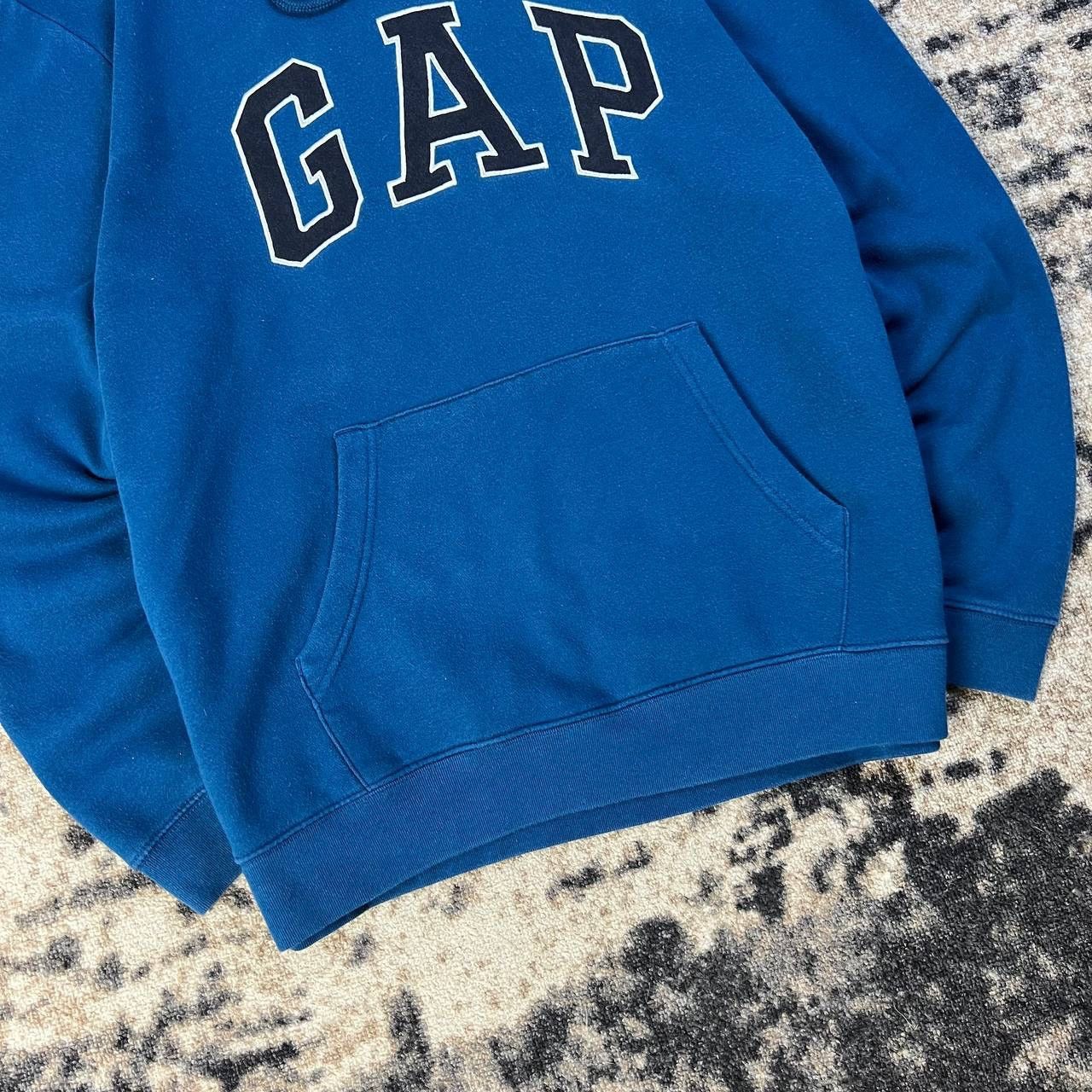 Gap Gap Vintage Big Embroidered Logo Hoodie Streetwear Style Size US L / EU 52-54 / 3 - 3 Thumbnail