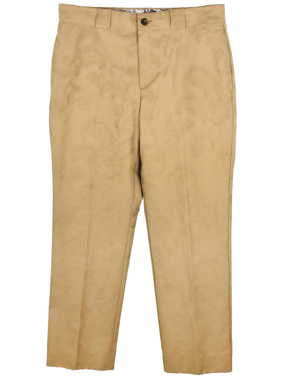 Image of Erdem Jacquard Benedict Chino Trousers in Camel, Men's (Size 36)