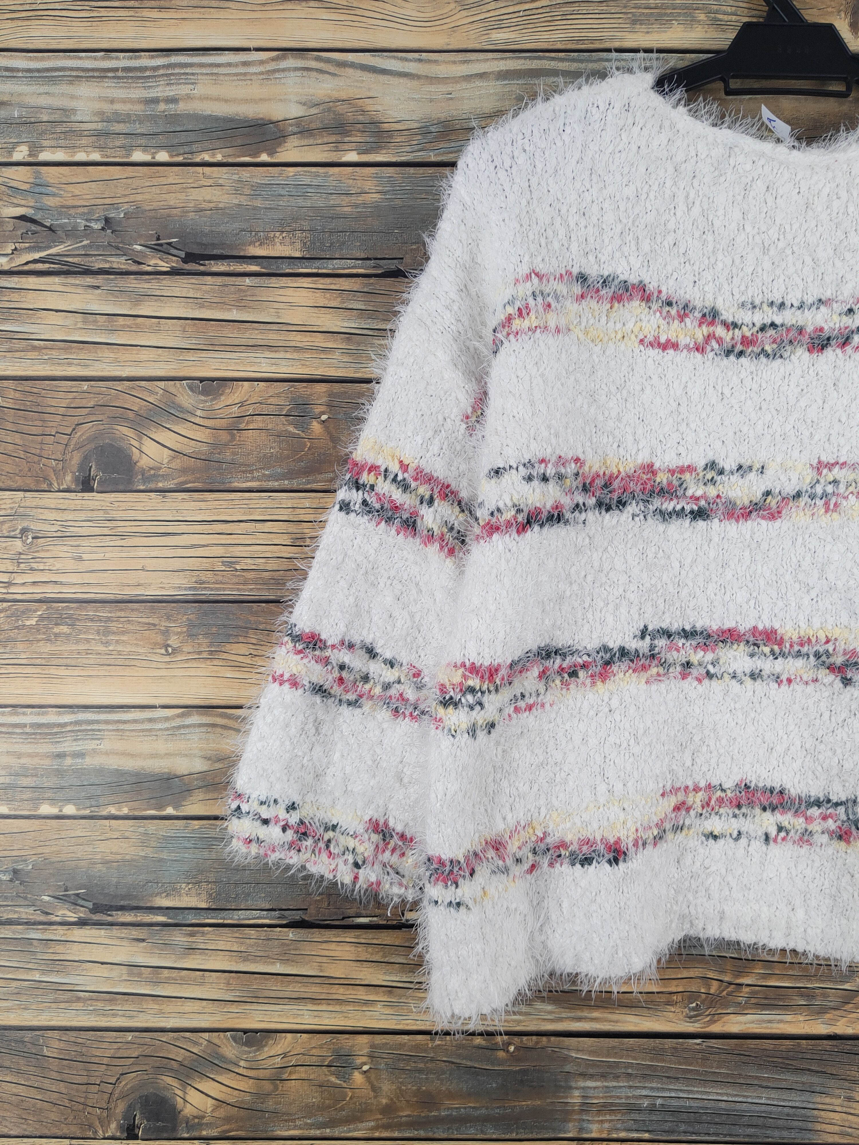 Japanese Brand Japanese Brand Ivory Shag Shaggy Fur Mohair Knitwear #W2159 Size M / US 6-8 / IT 42-44 - 8 Thumbnail