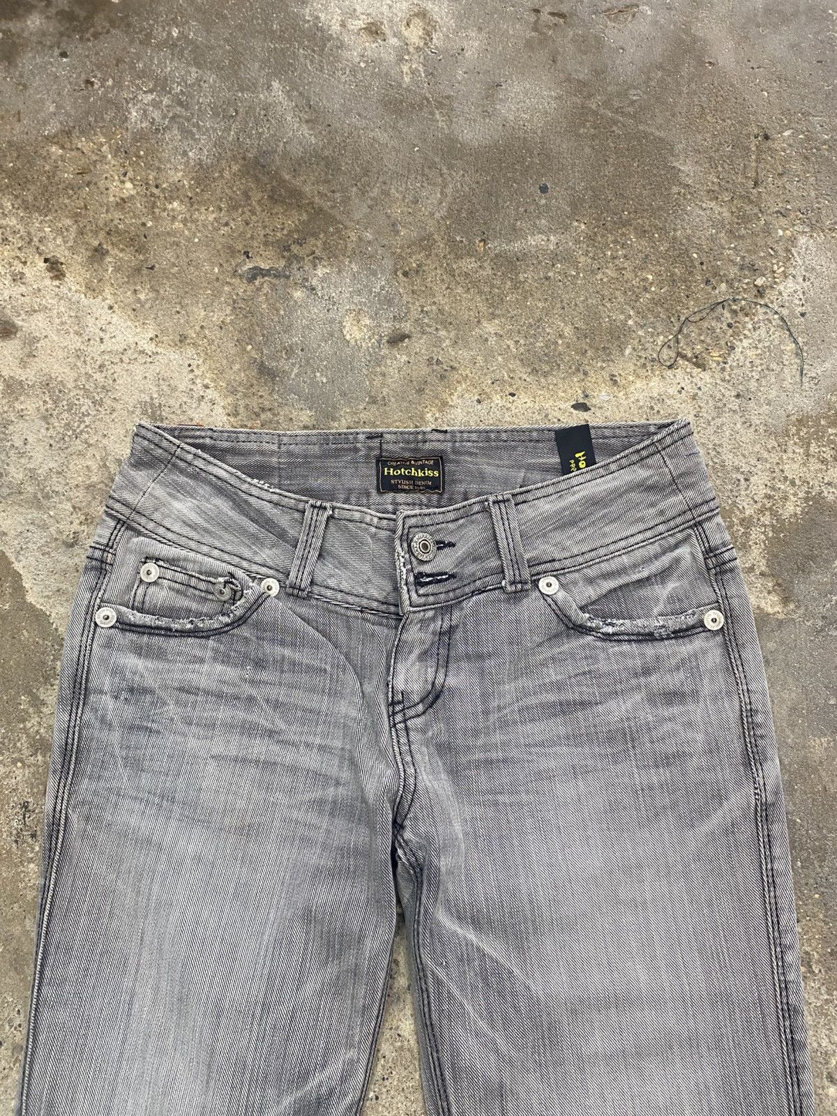14th Addiction × Jean × KMRii Lace up flared hotchkiss japanese grunge Size US 28 / EU 44 - 3 Thumbnail