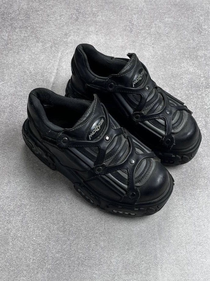 Japanese Brand × Vintage VINTAGE WOMAN’S NEW ROCK STYLE LEATHER SHOES EUR 39 Size US 9 / IT 39 - 3 Thumbnail